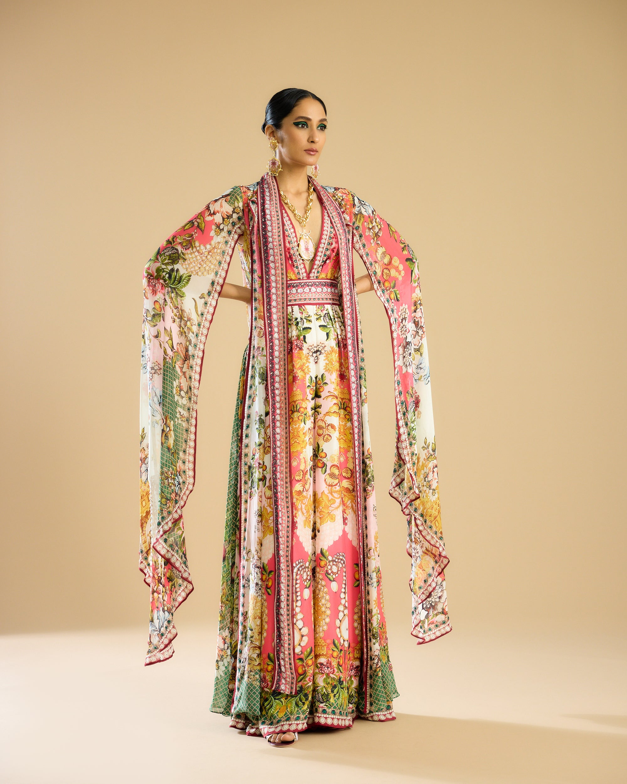 Nizam : Benazir - Ivory/Peach