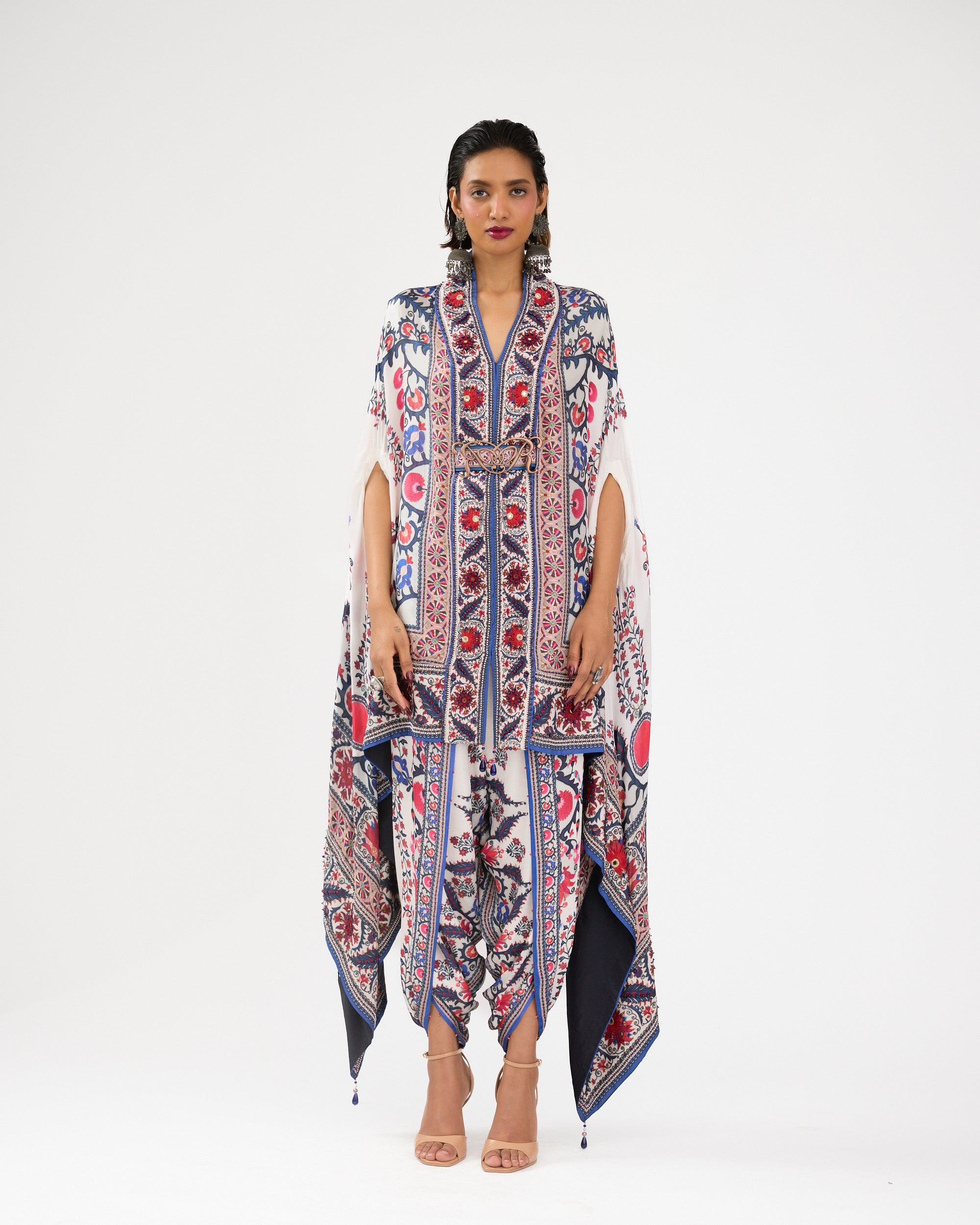 A Bukhara Summer : Chloe - Ivory/Blue