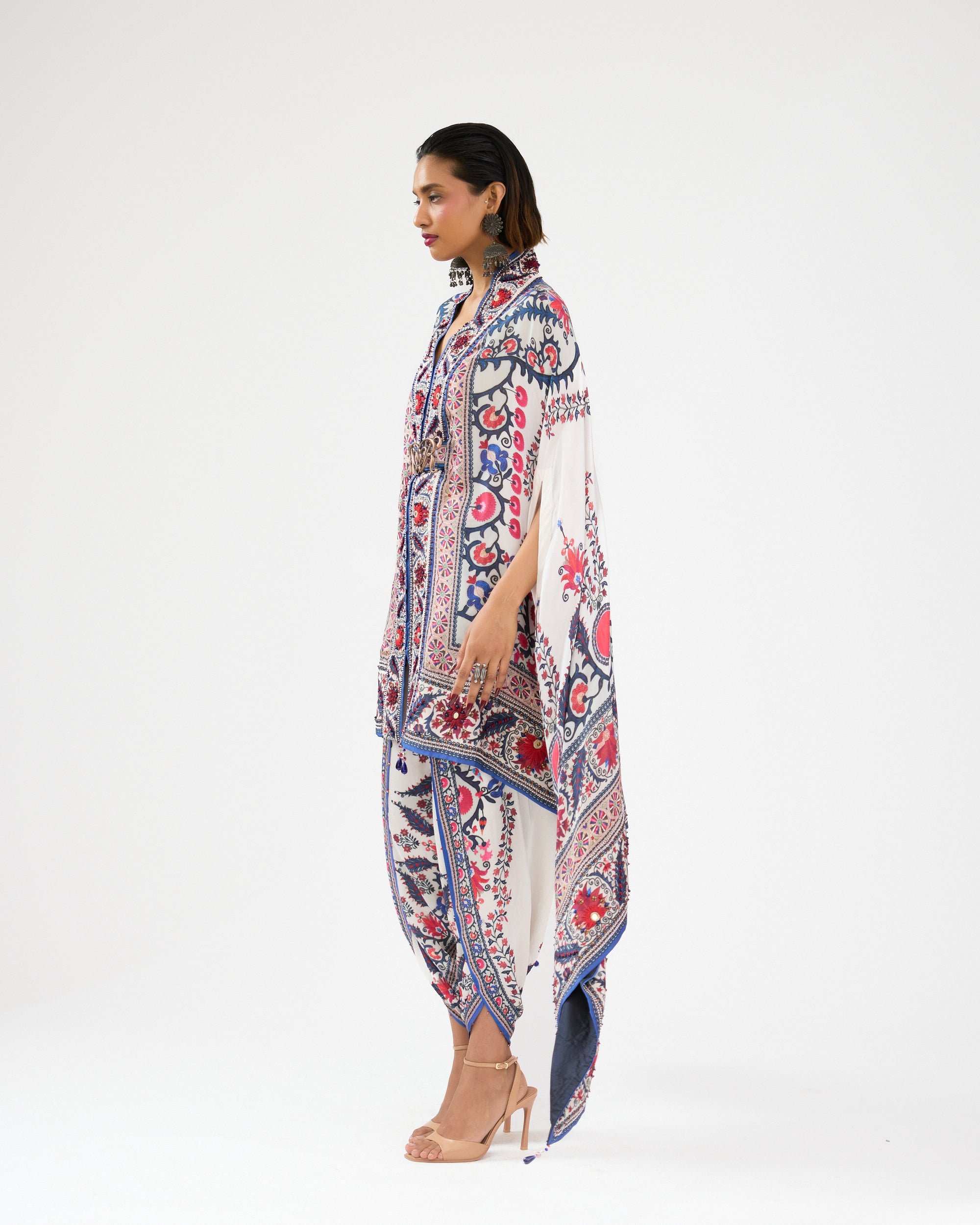 A Bukhara Summer : Chloe - Ivory/Blue