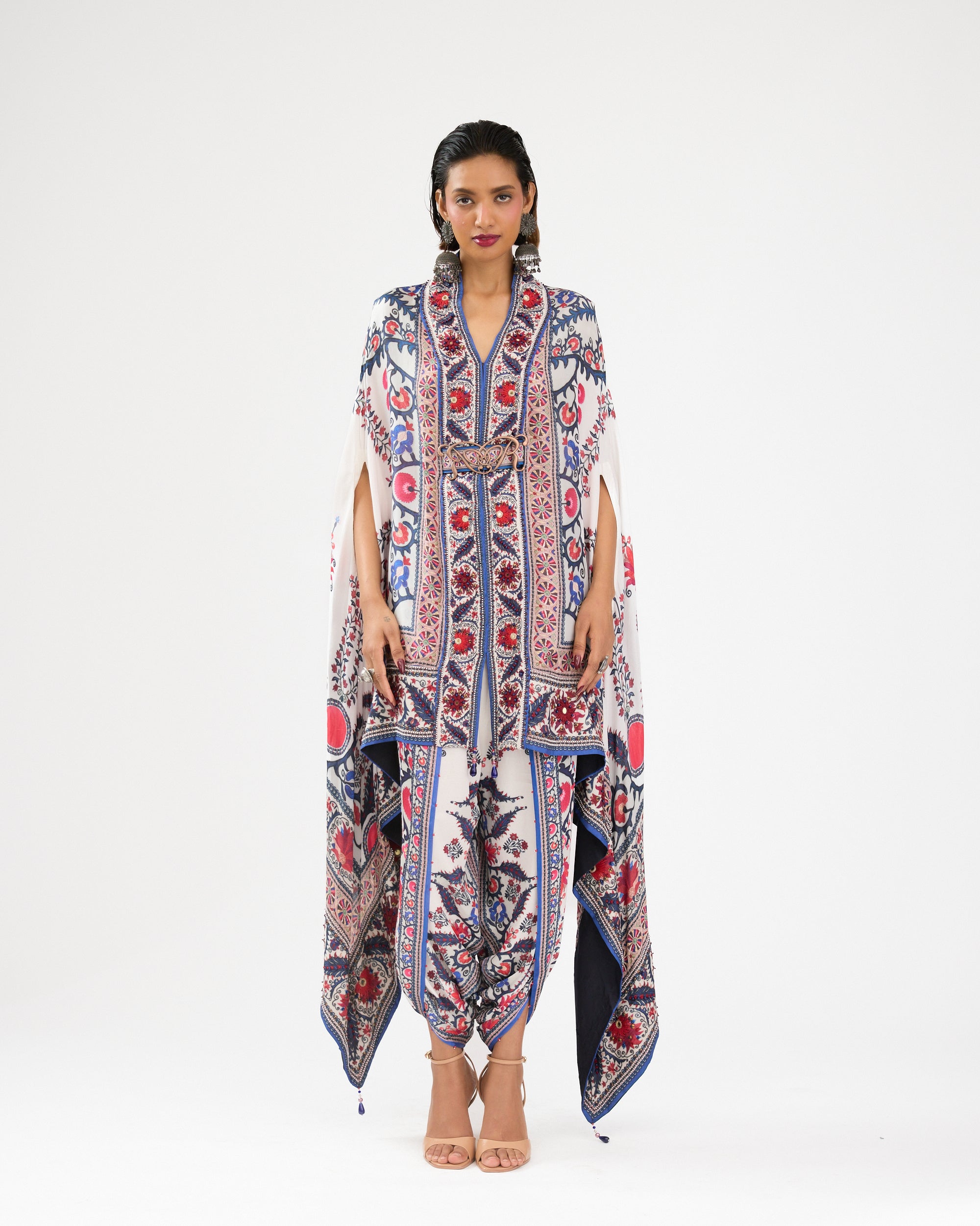 A Bukhara Summer : Chloe - Ivory/Blue