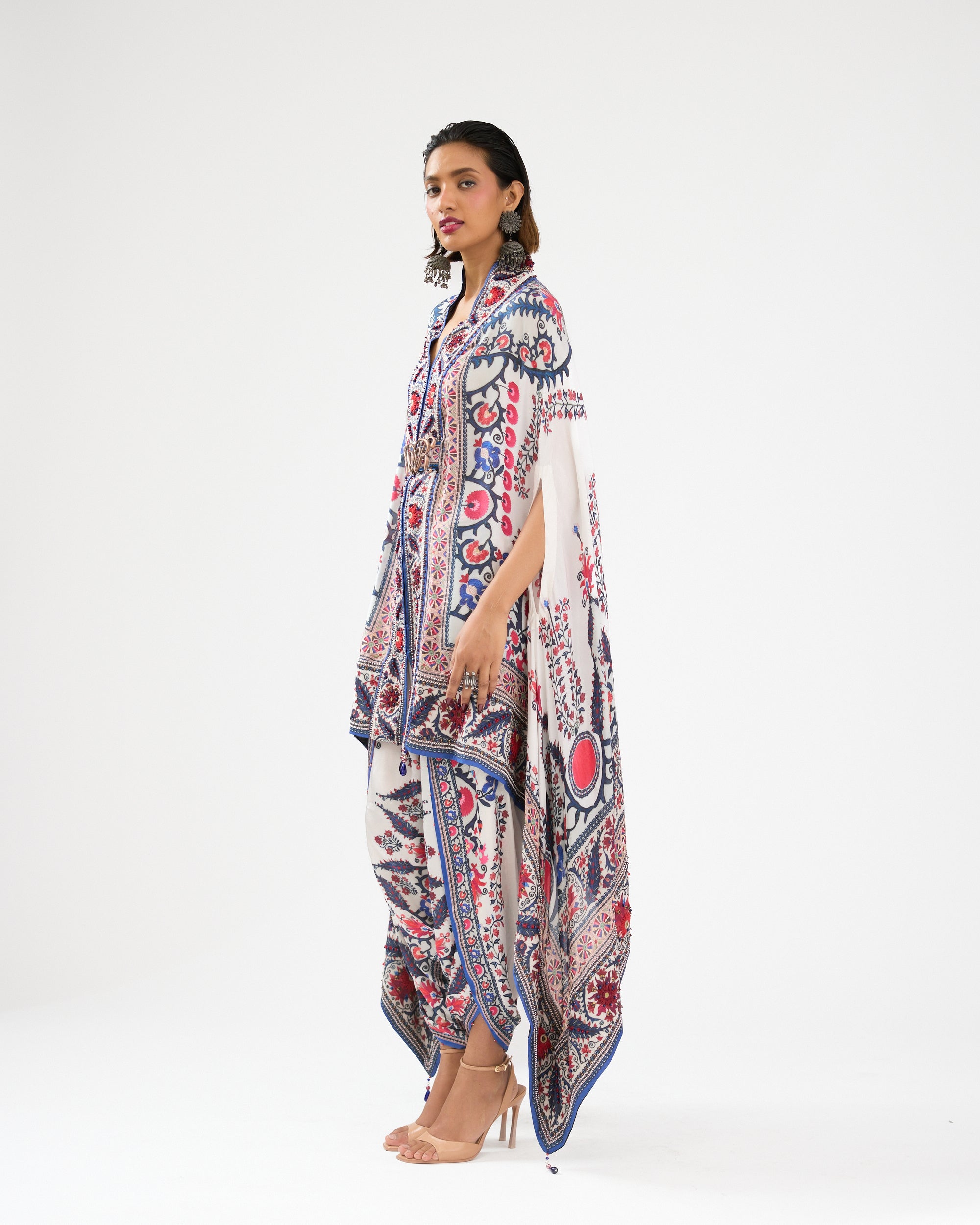 A Bukhara Summer : Chloe - Ivory/Blue