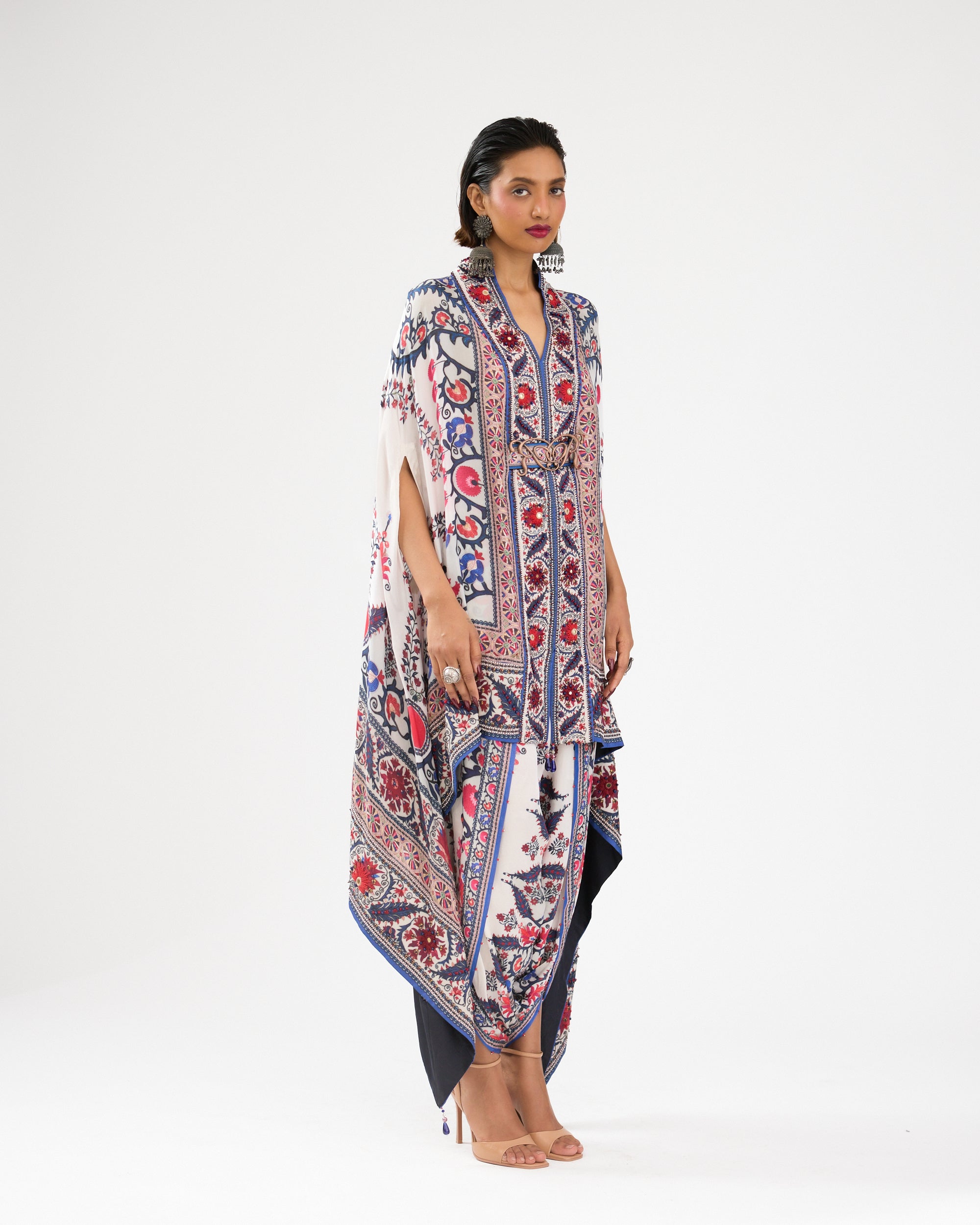 A Bukhara Summer : Chloe - Ivory/Blue