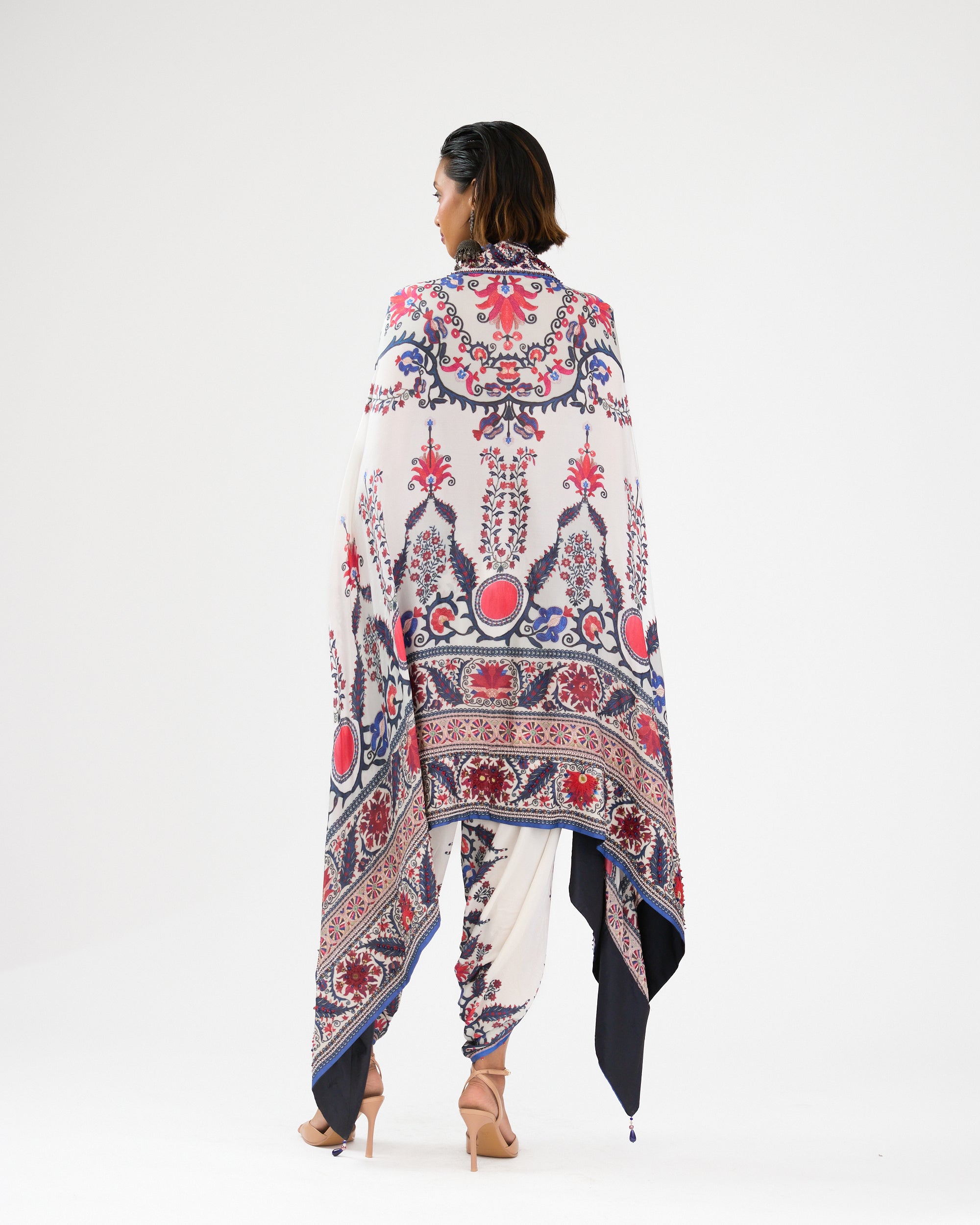 A Bukhara Summer : Chloe - Ivory/Blue