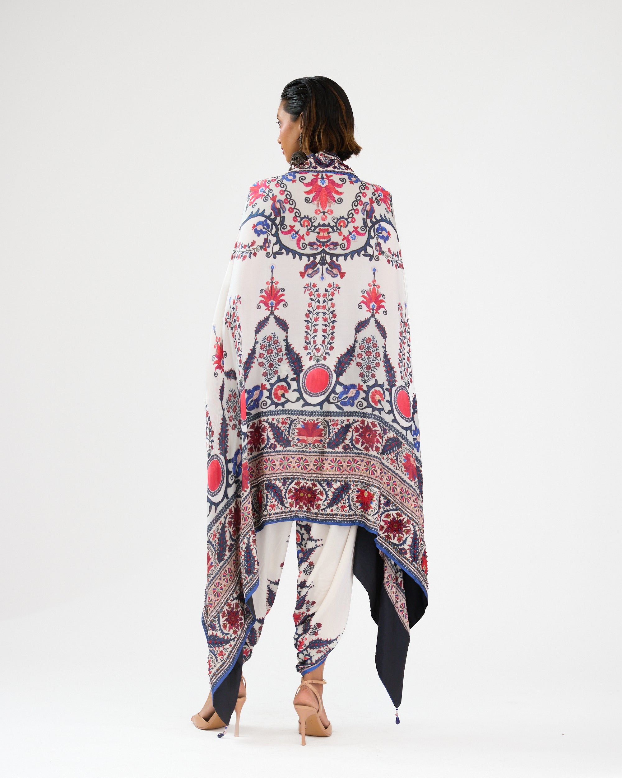 A Bukhara Summer : Chloe - Ivory/Blue