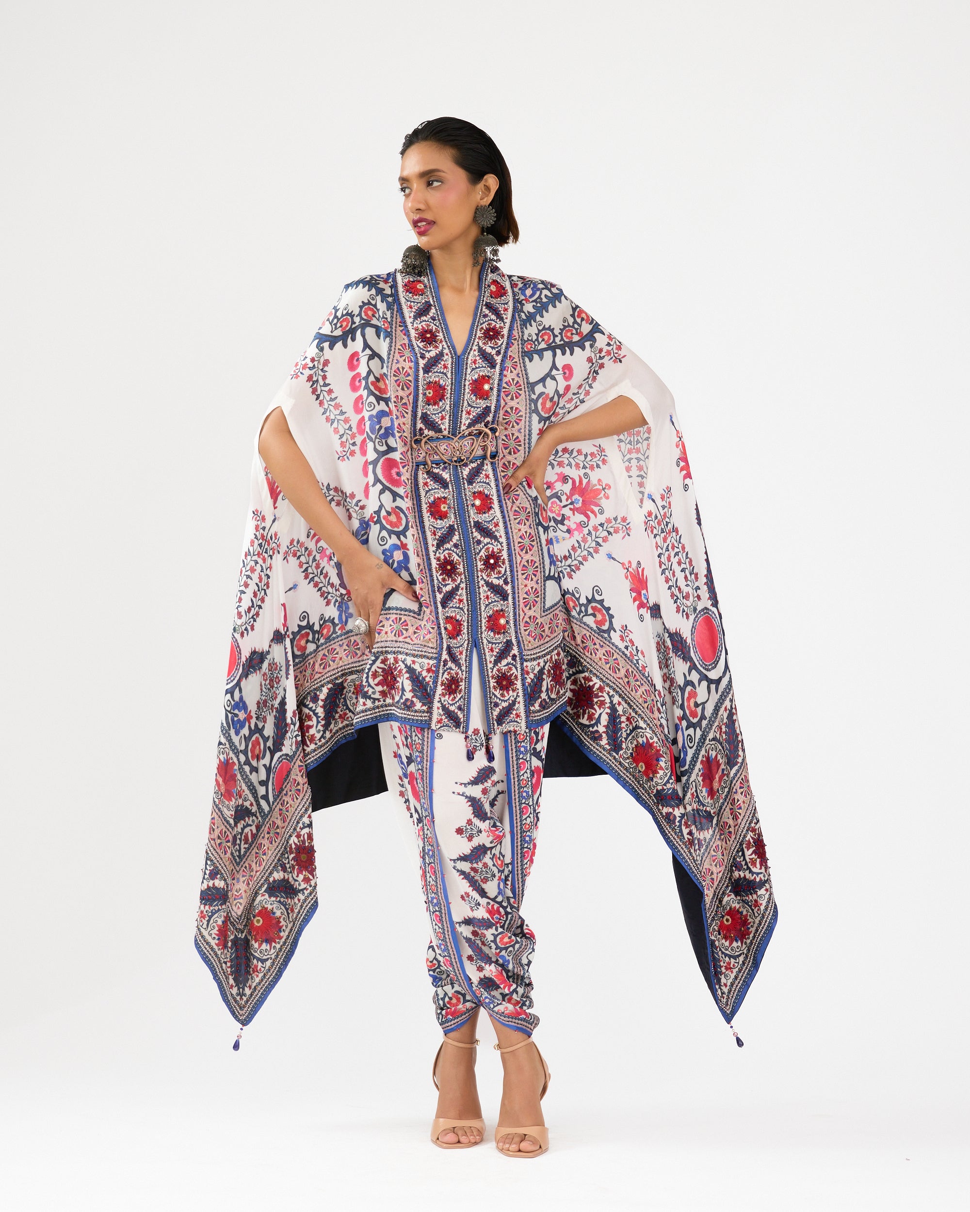 A Bukhara Summer : Chloe - Ivory/Blue