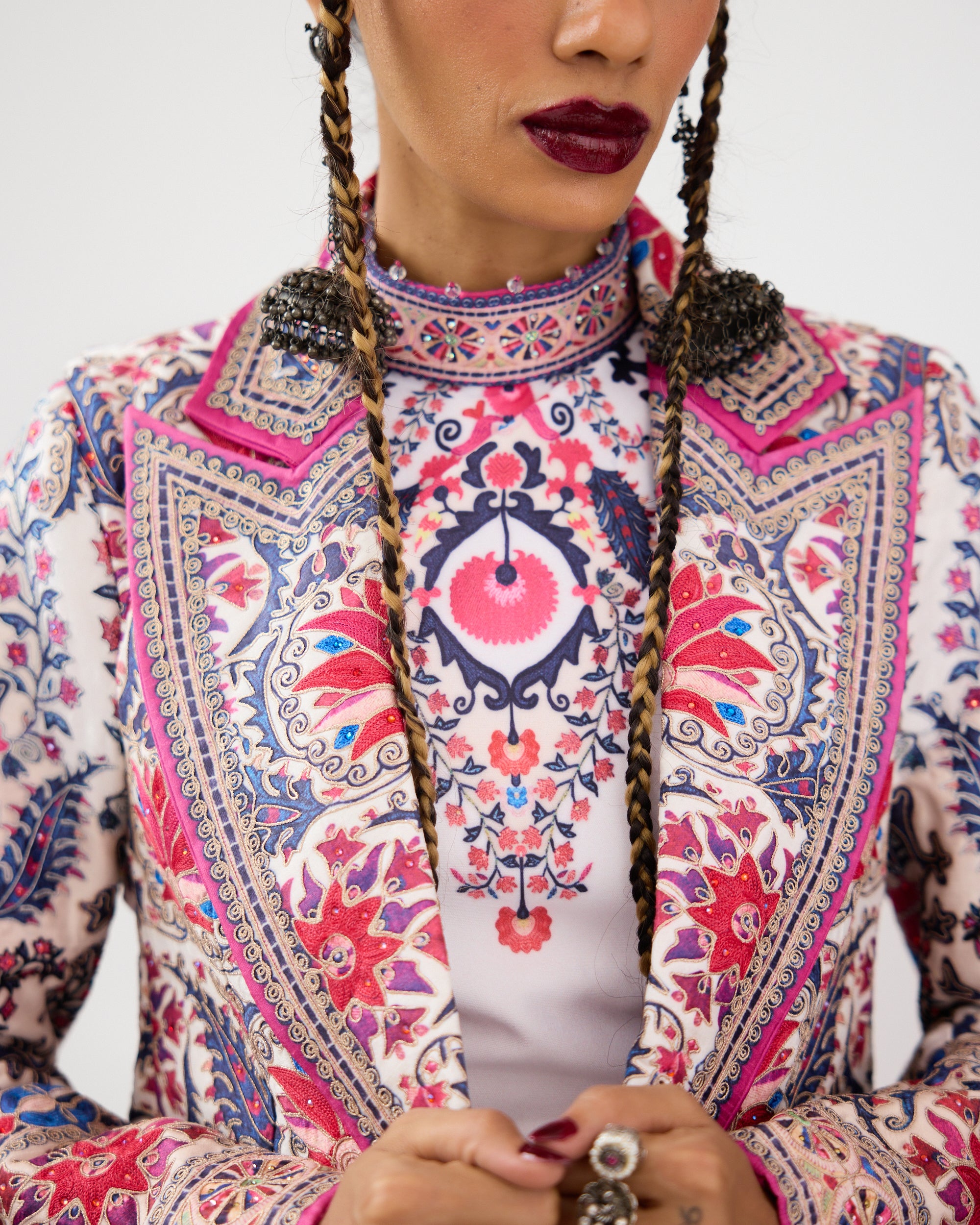 A Bukhara Summer : Natasha - Ivory/Blue
