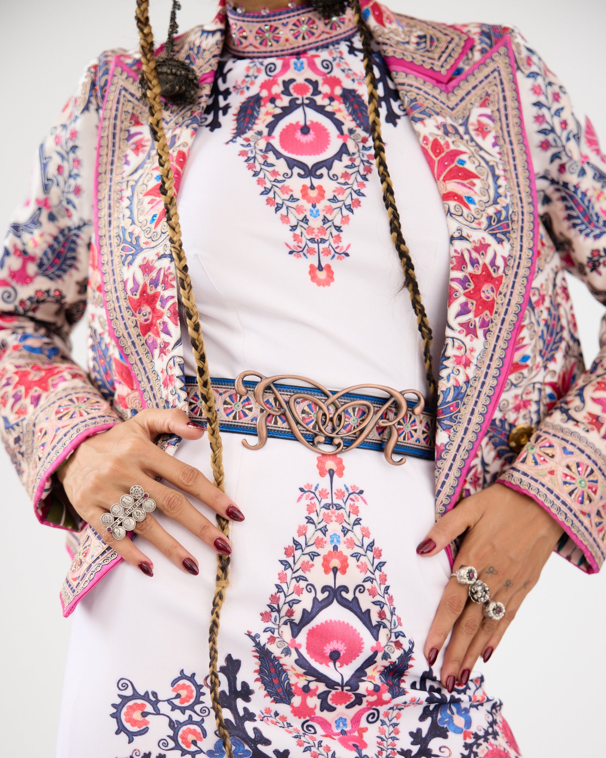 A Bukhara Summer : Natasha - Ivory/Blue