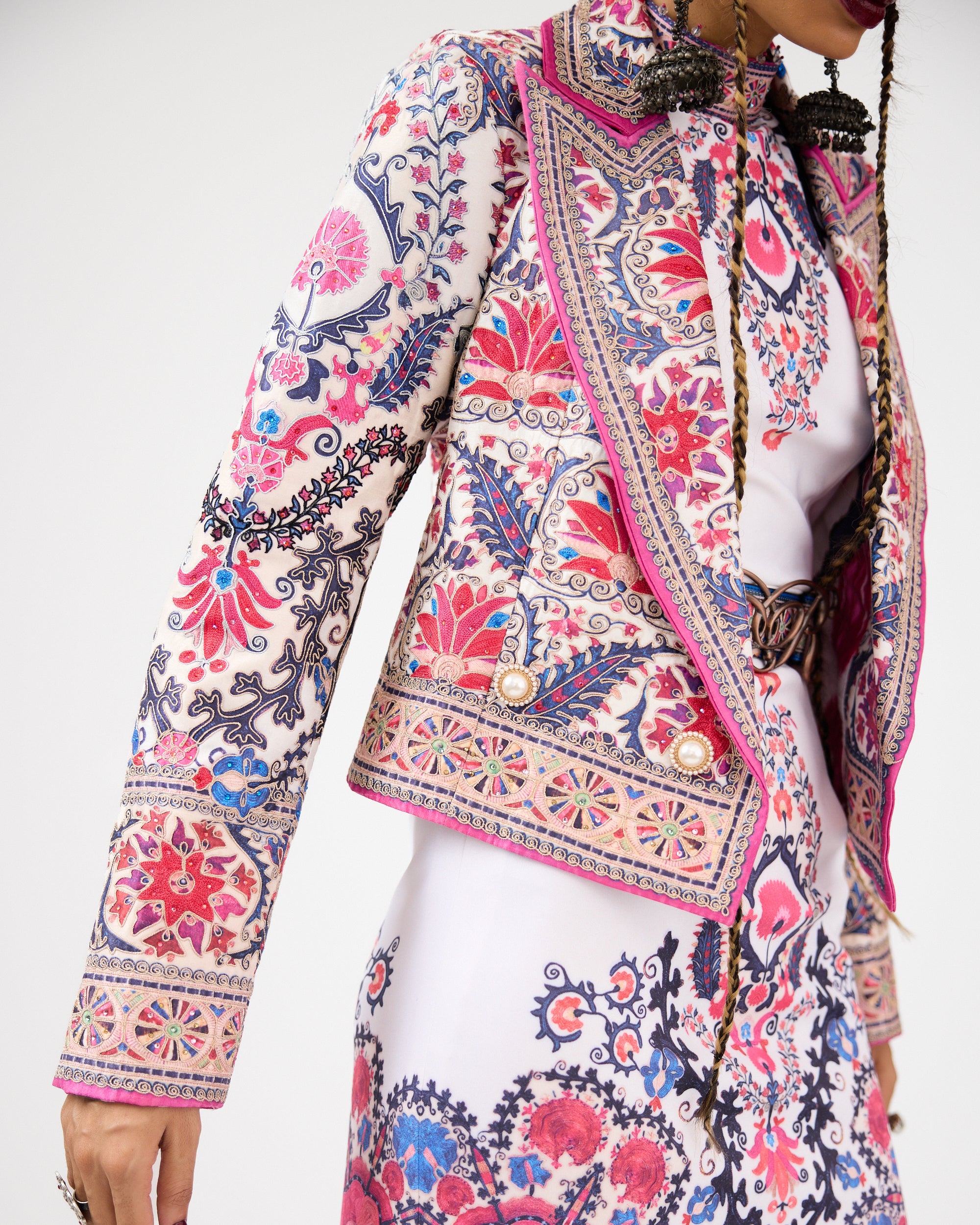 A Bukhara Summer : Natasha - Ivory/Blue