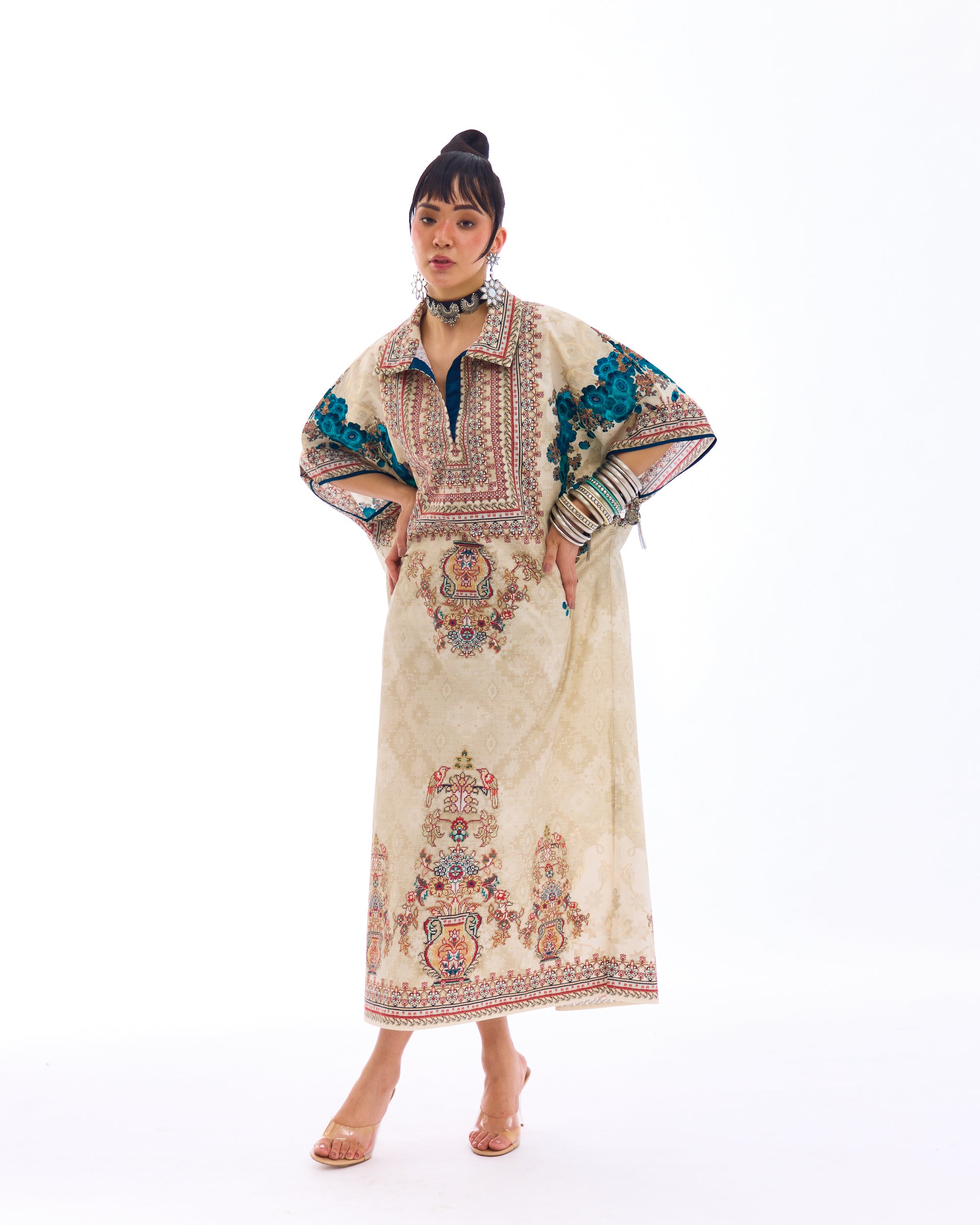J'adore : Brianna - Beige/Turquoise