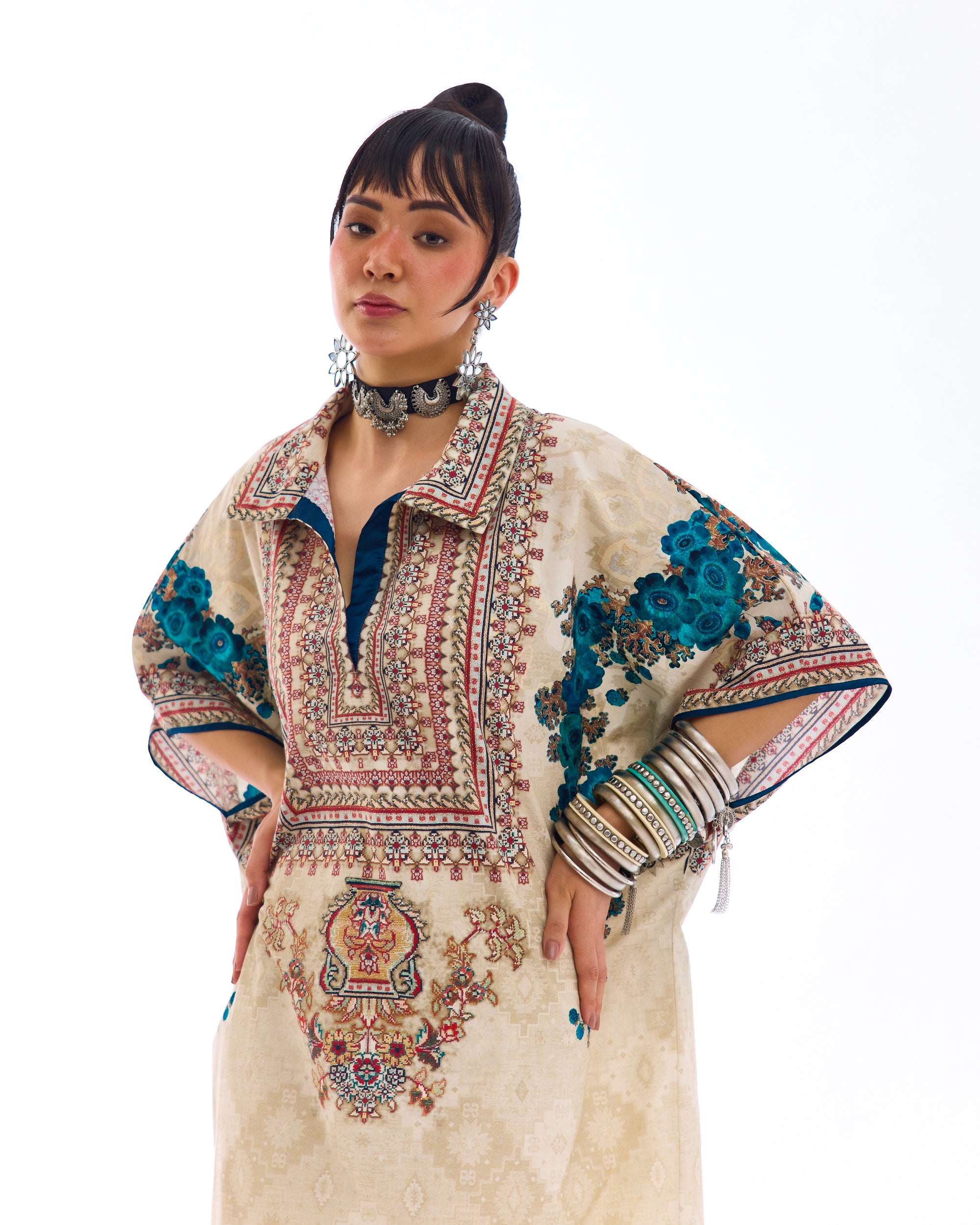 J'adore : Brianna - Beige/Turquoise