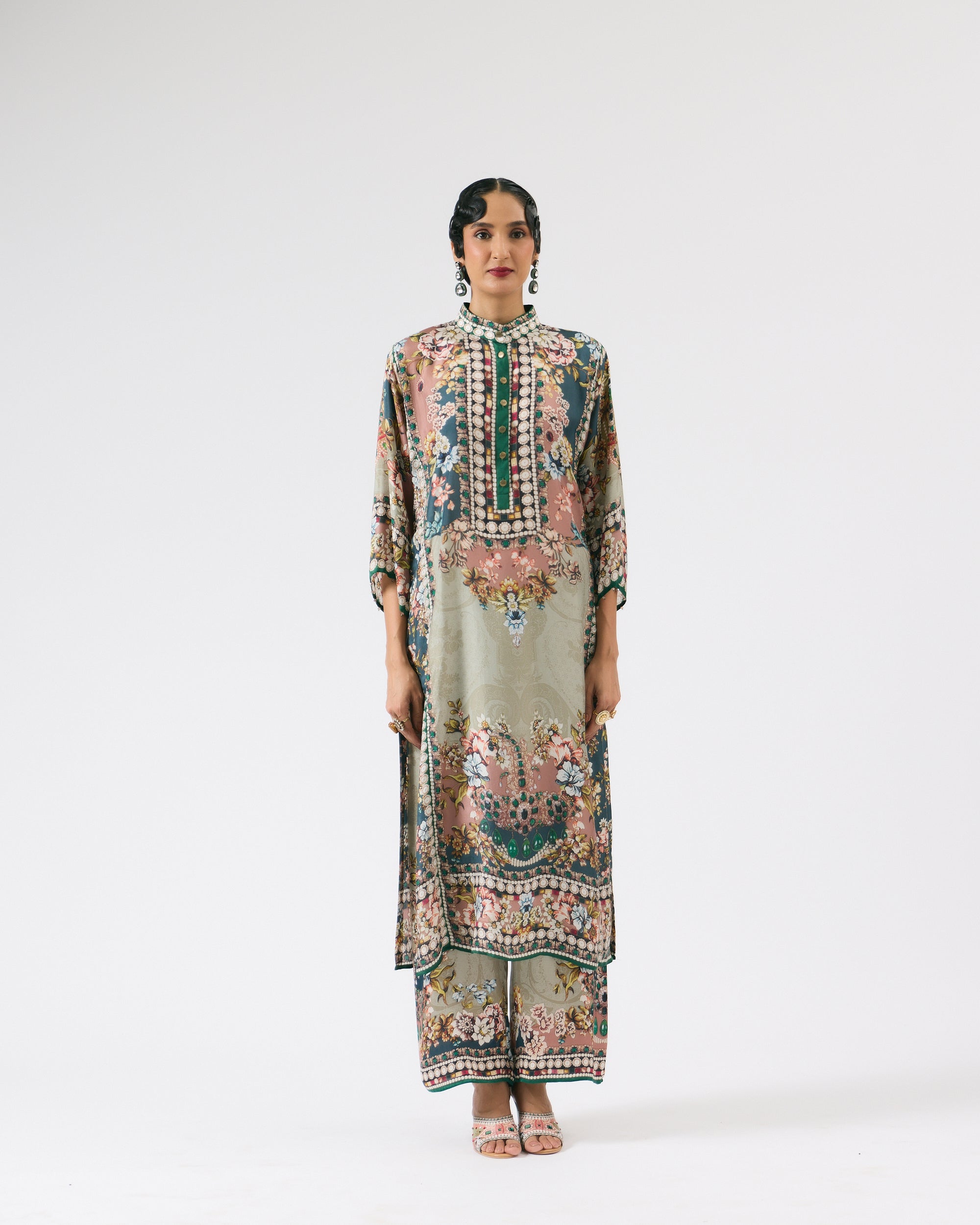 Nizam : Ghazala - Dusty Rose/Teal