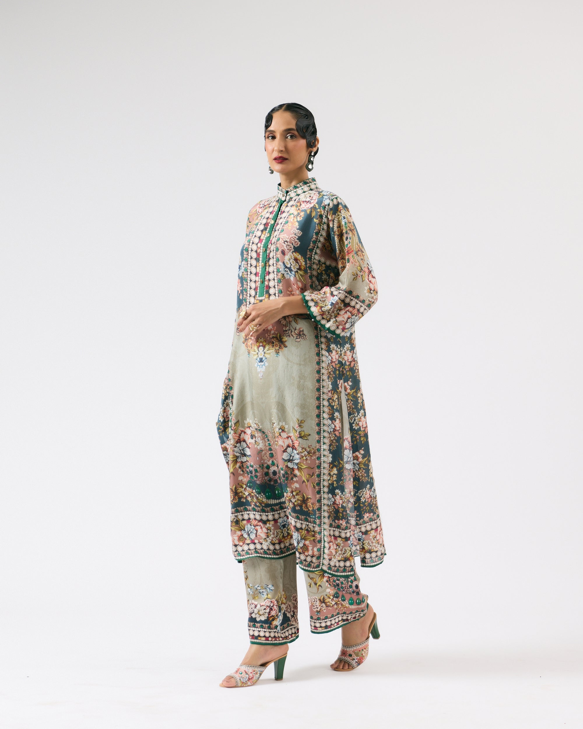 Nizam : Ghazala - Dusty Rose/Teal
