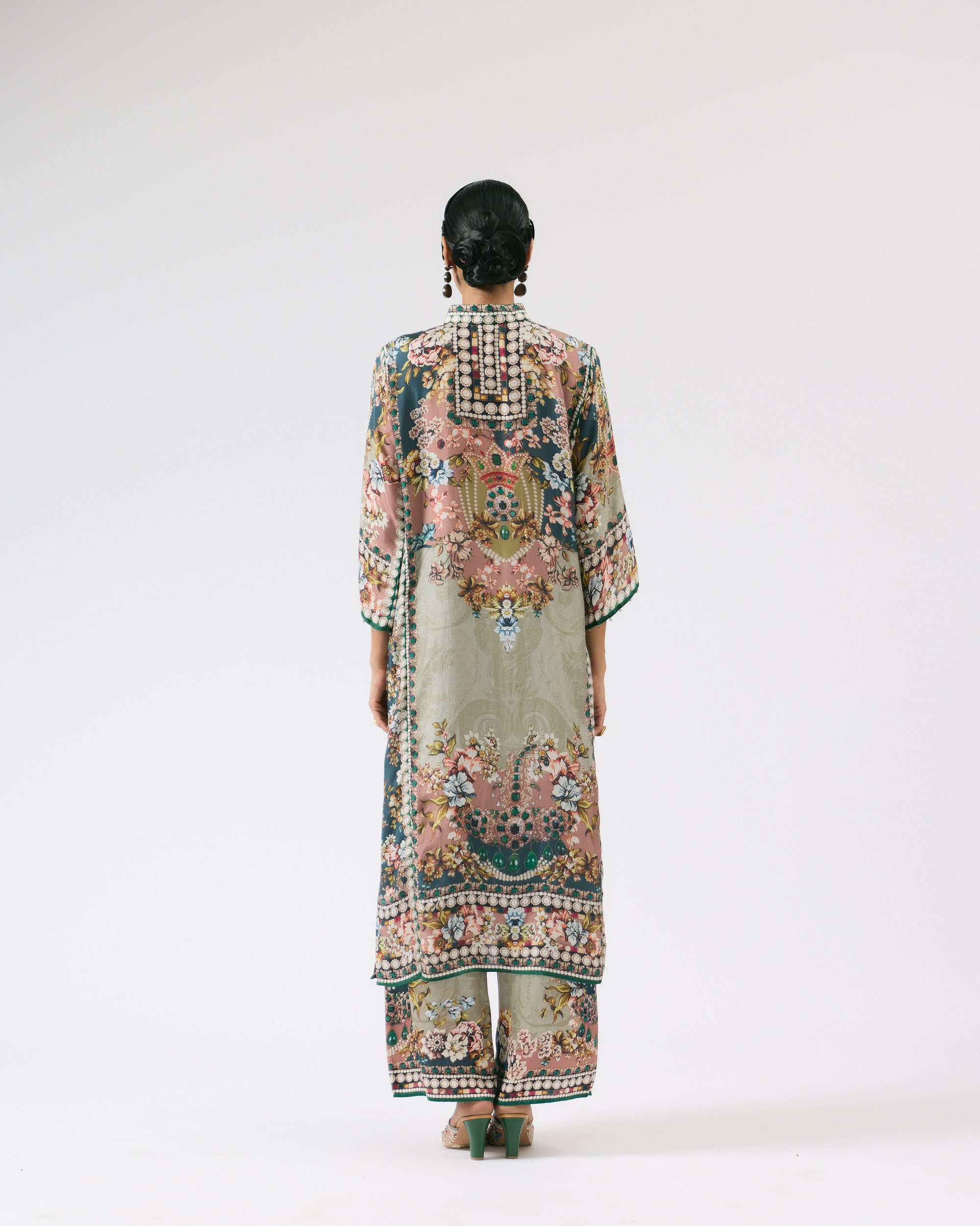 Nizam : Ghazala - Dusty Rose/Teal