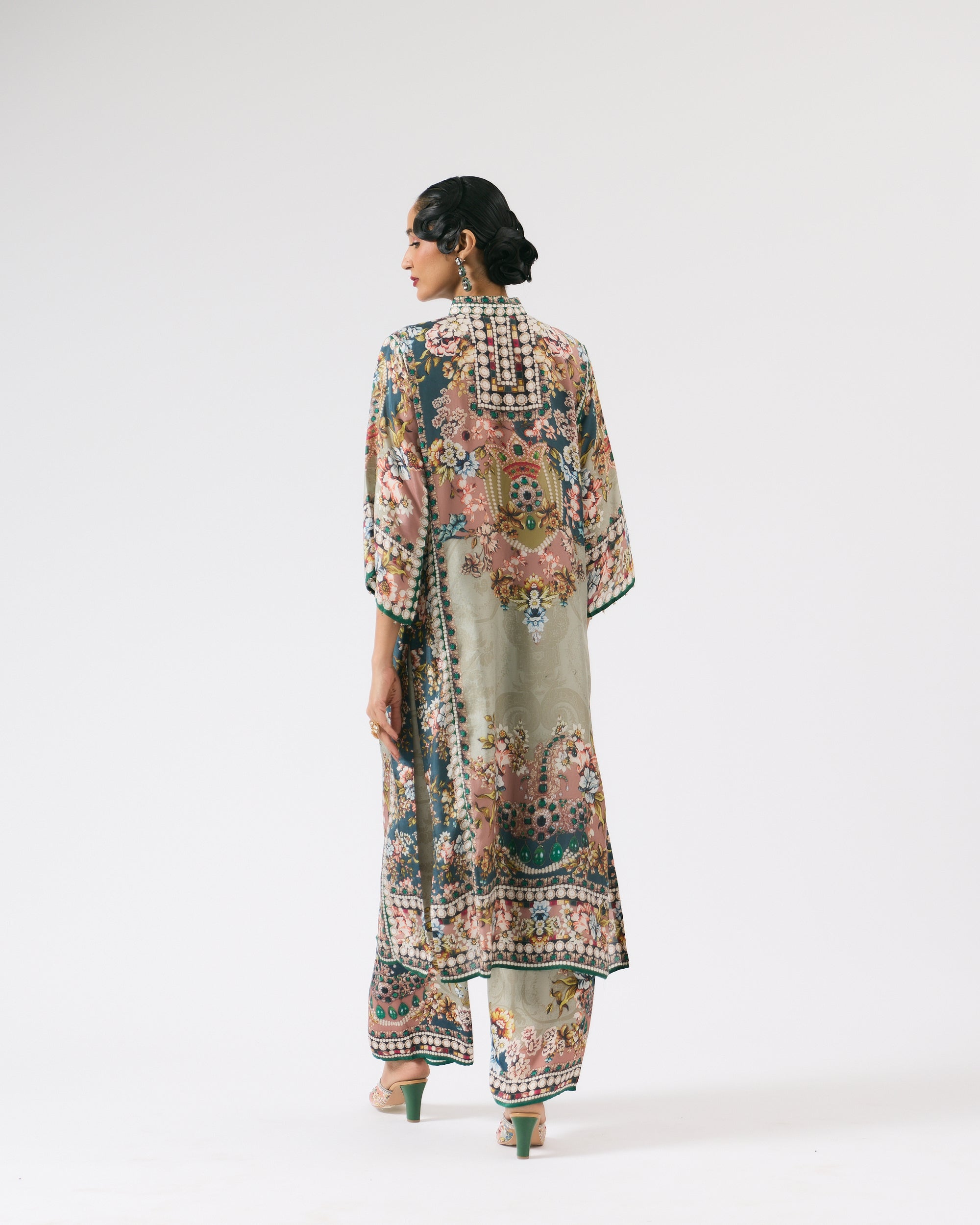 Nizam : Ghazala - Dusty Rose/Teal