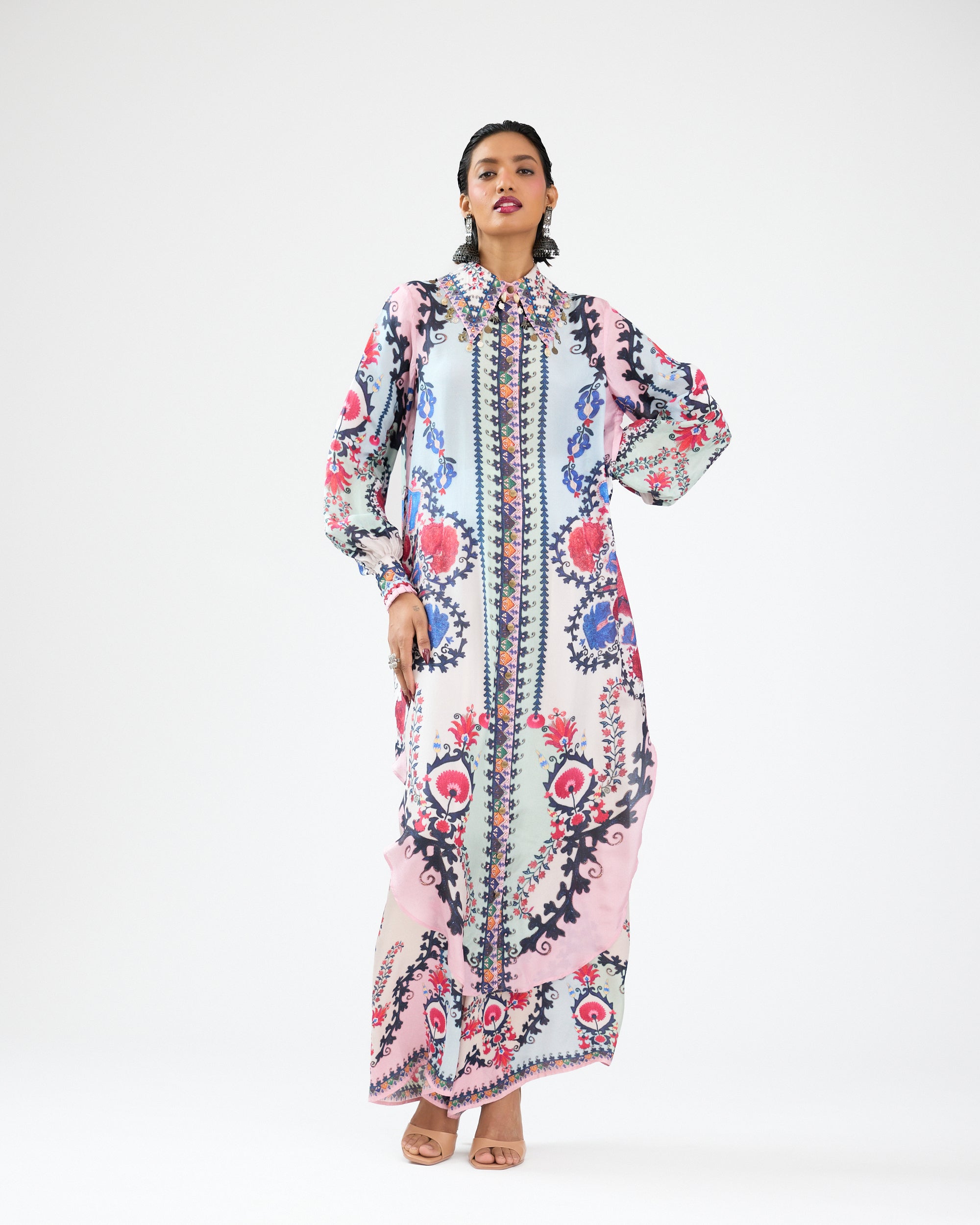A Bukhara Summer : Bella - Ivory/Blush