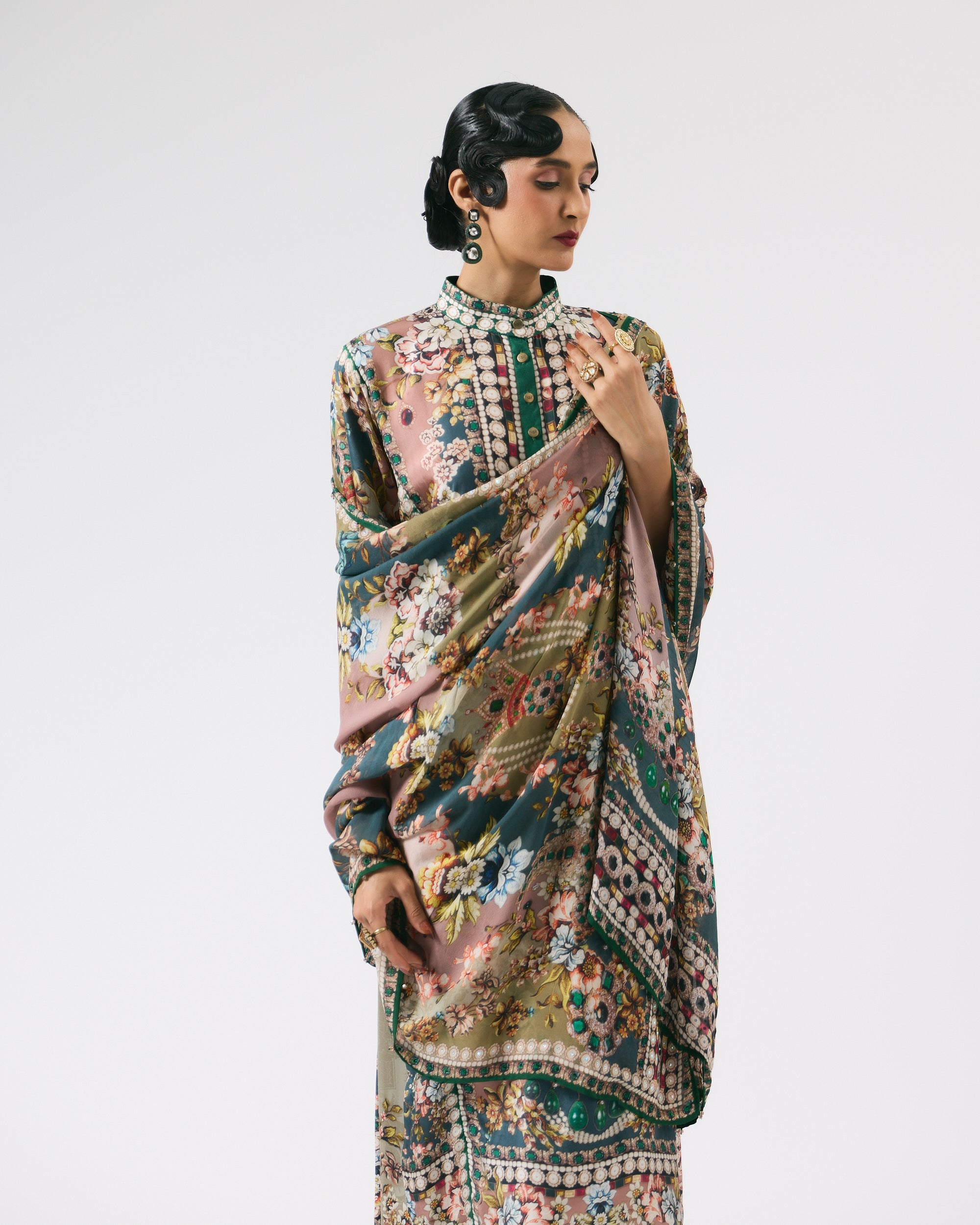Nizam : Ghazala - Dusty Rose/Teal