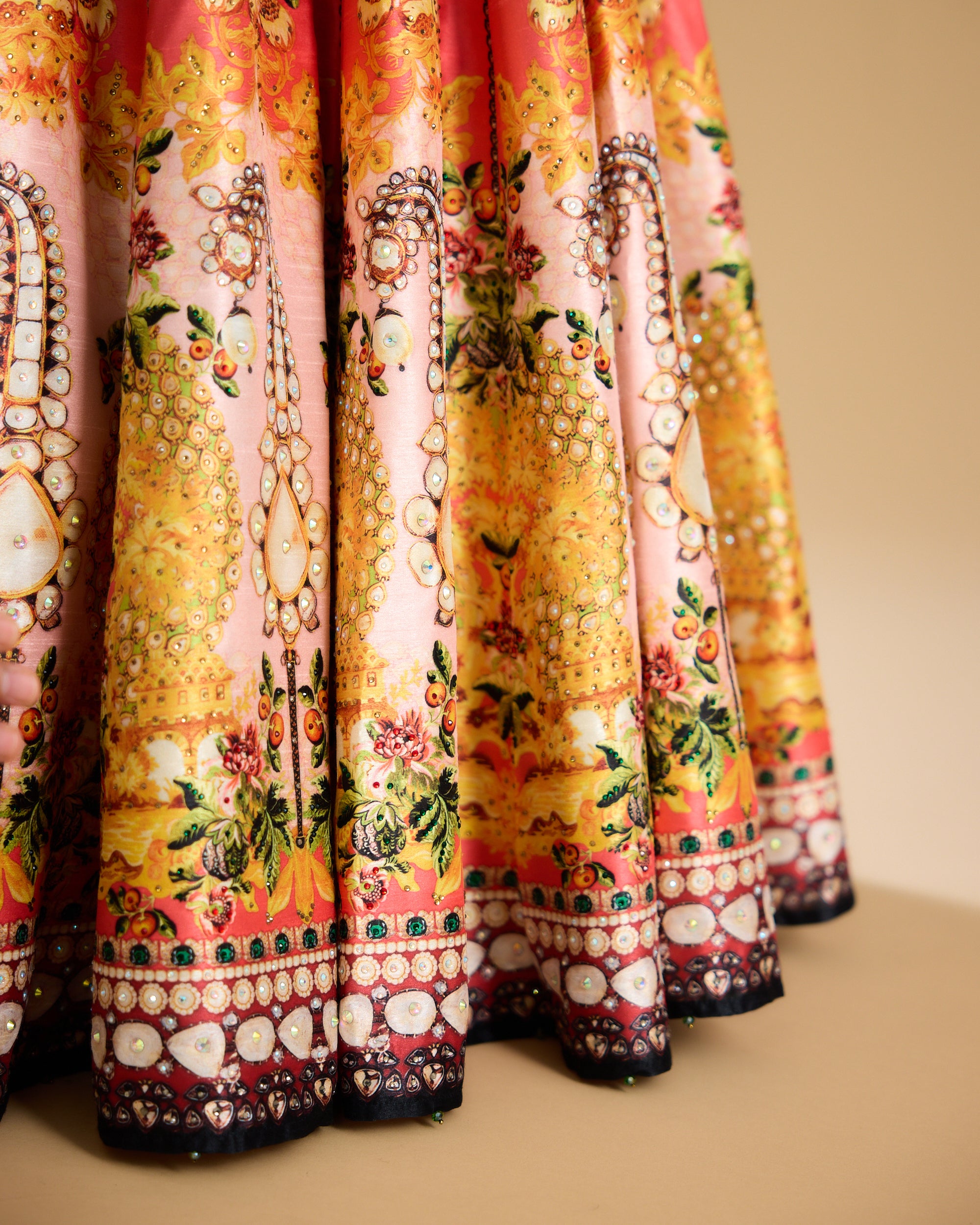 Nizam : Jignasa Leela - Mustard/Emerald
