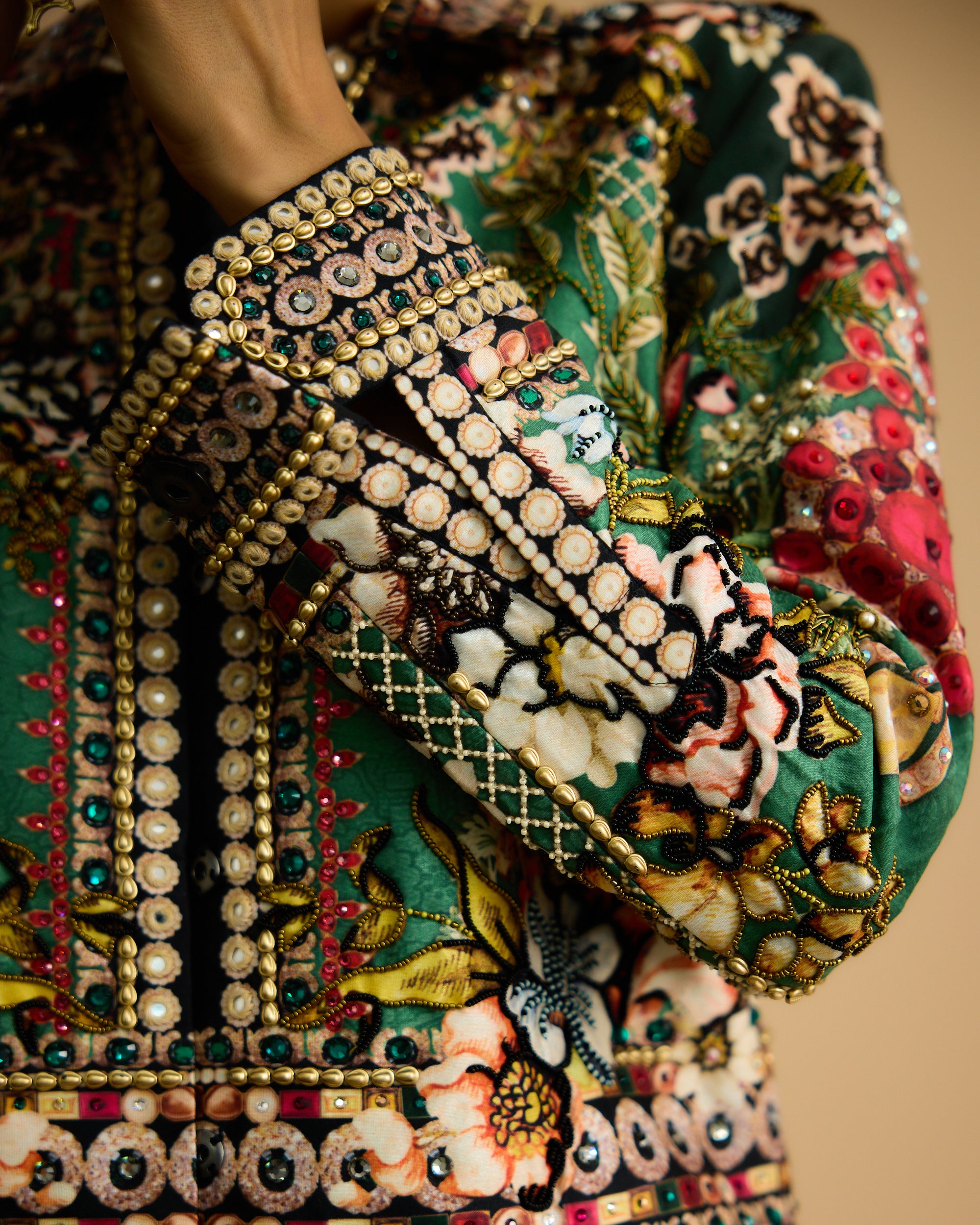 Nizam : Jignasa Leela - Mustard/Emerald