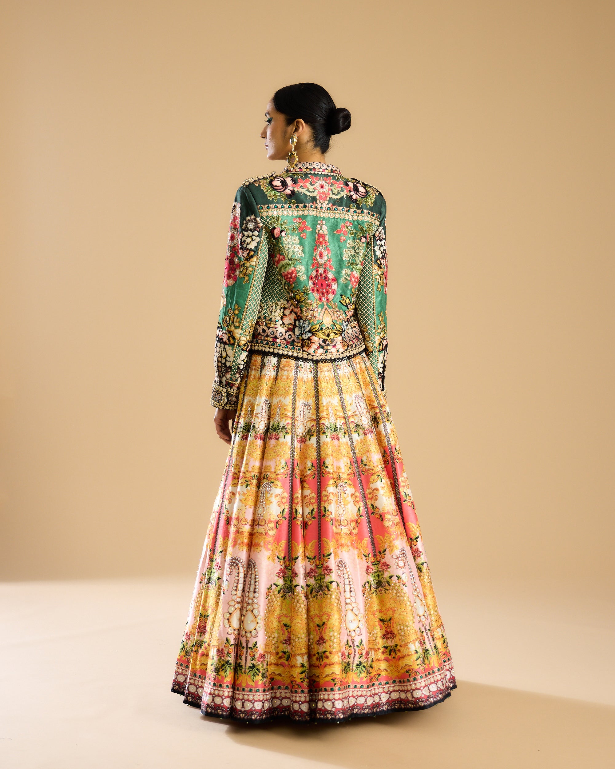 Nizam : Jignasa Leela - Mustard/Emerald