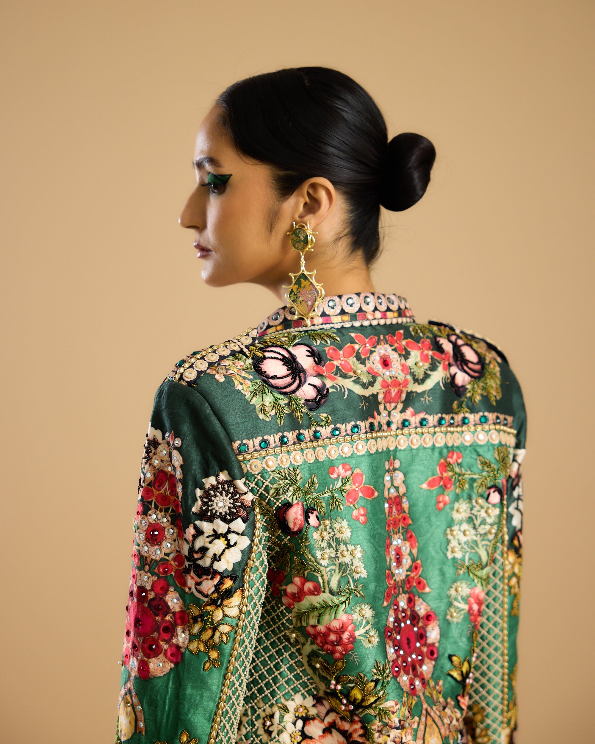 Nizam : Jignasa Leela - Mustard/Emerald