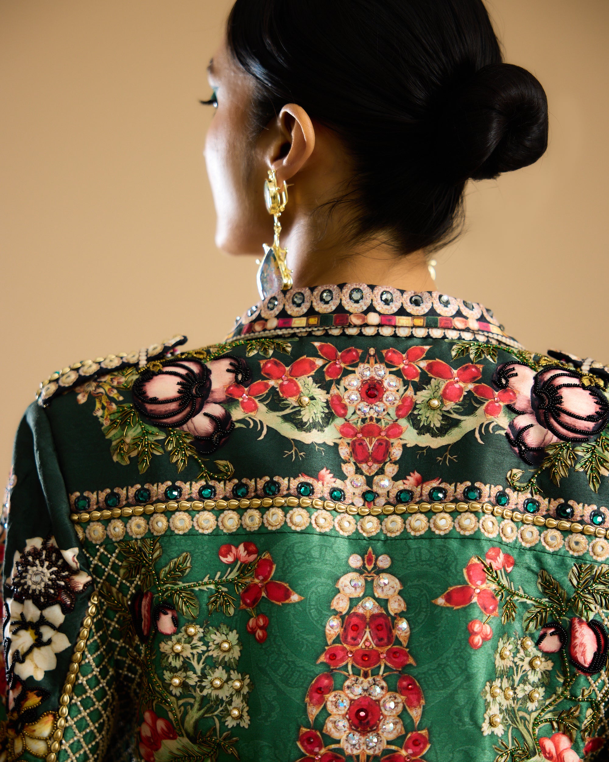 Nizam : Jignasa Leela - Mustard/Emerald