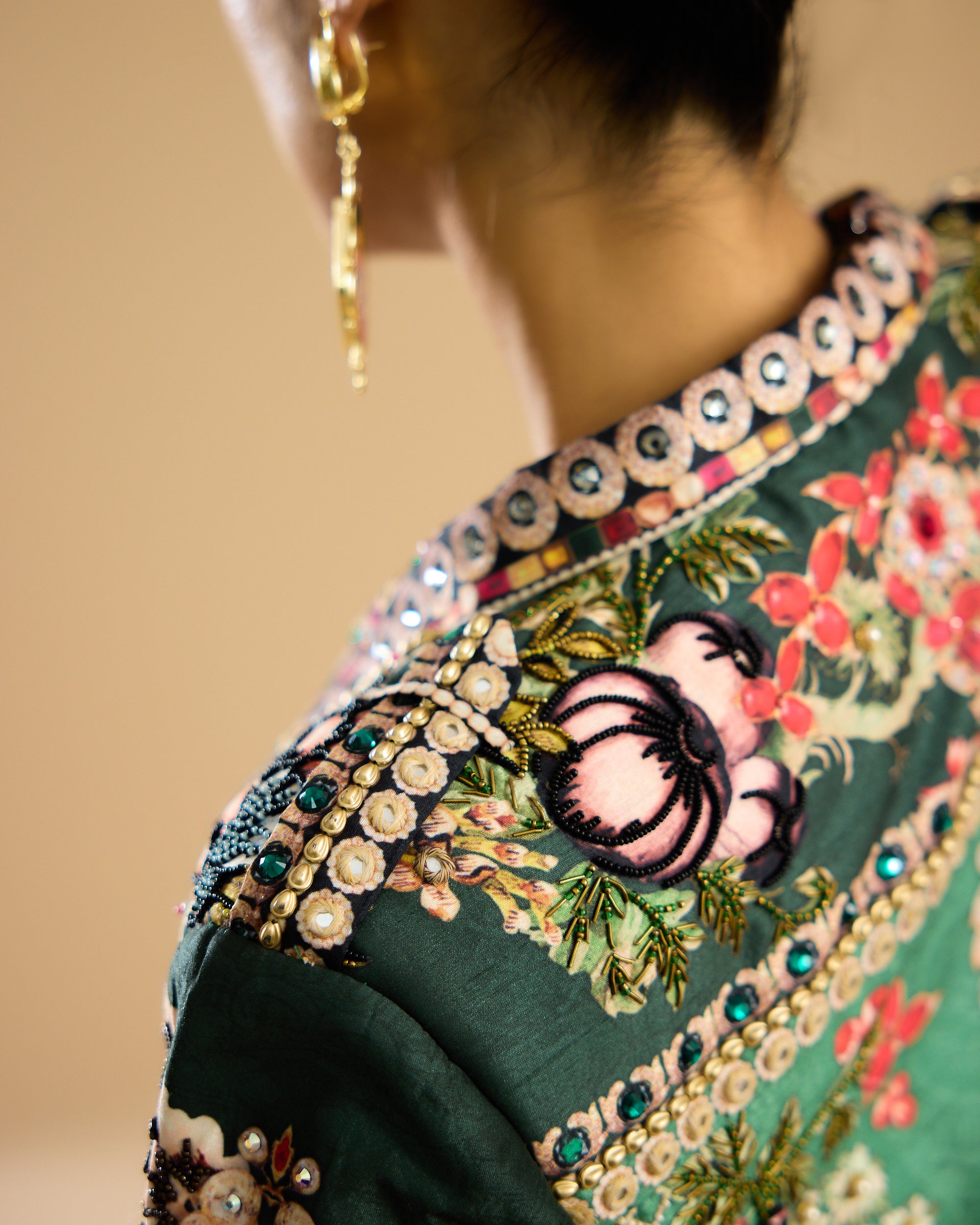 Nizam : Jignasa Leela - Mustard/Emerald