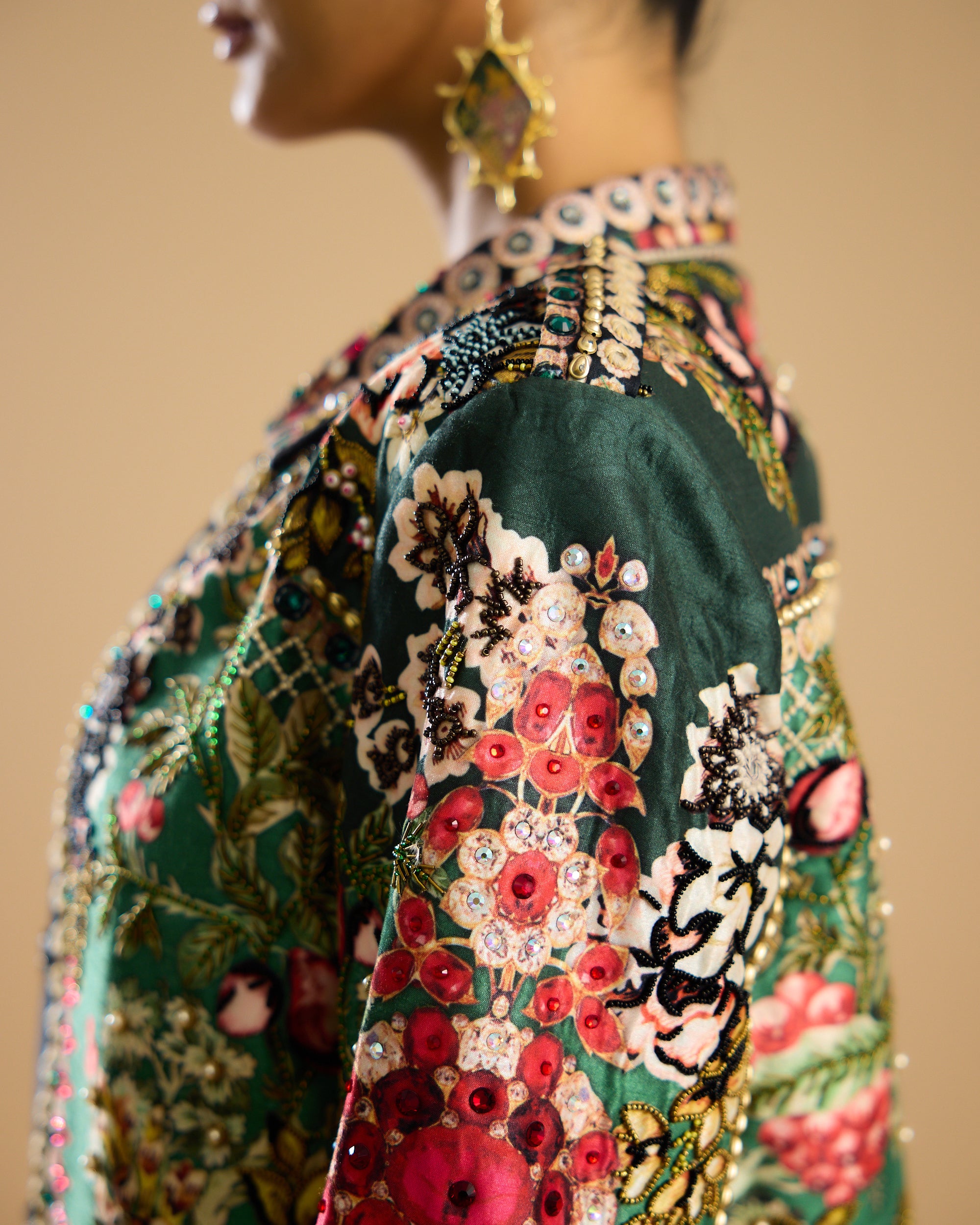 Nizam : Jignasa Leela - Mustard/Emerald
