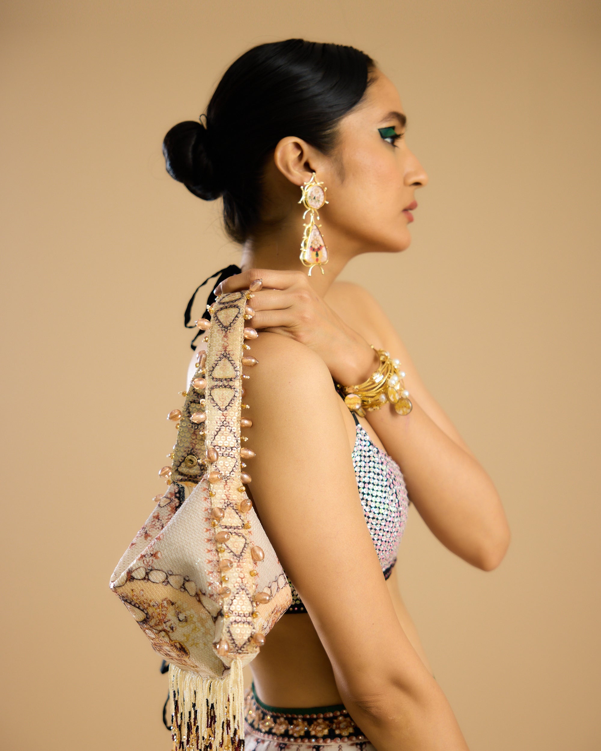 Nizam : Inika Leela - Beige/Multi