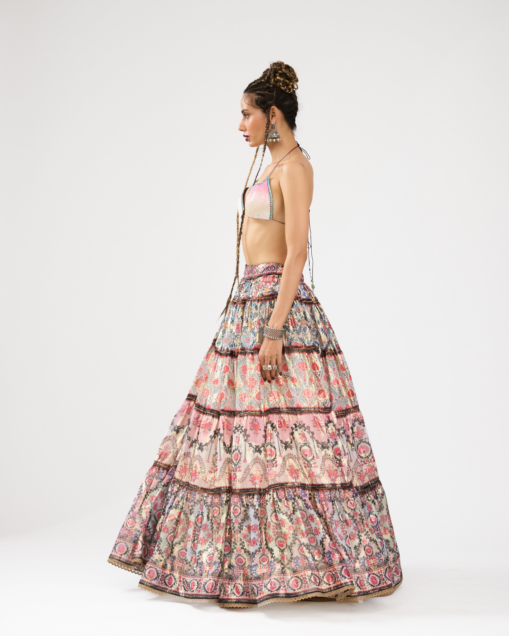 A Bukhara Summer : Tabetha/Leela - Ivory/Pink