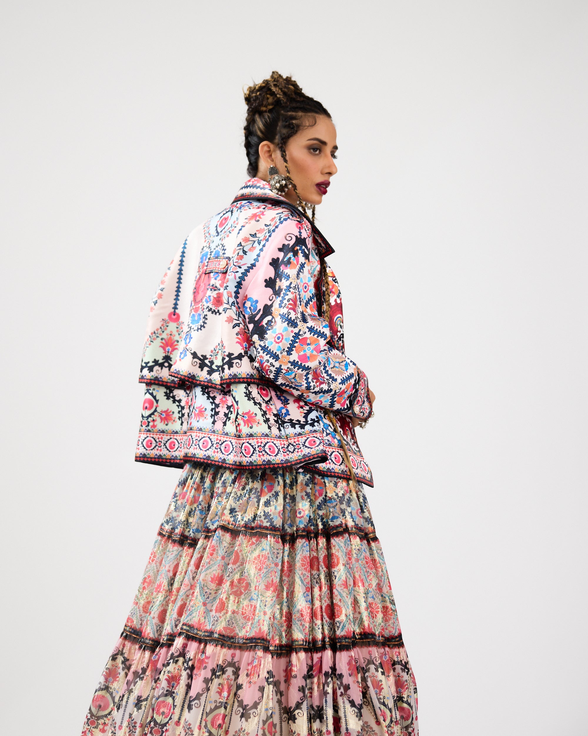 A Bukhara Summer : Tabetha/Leela - Ivory/Pink