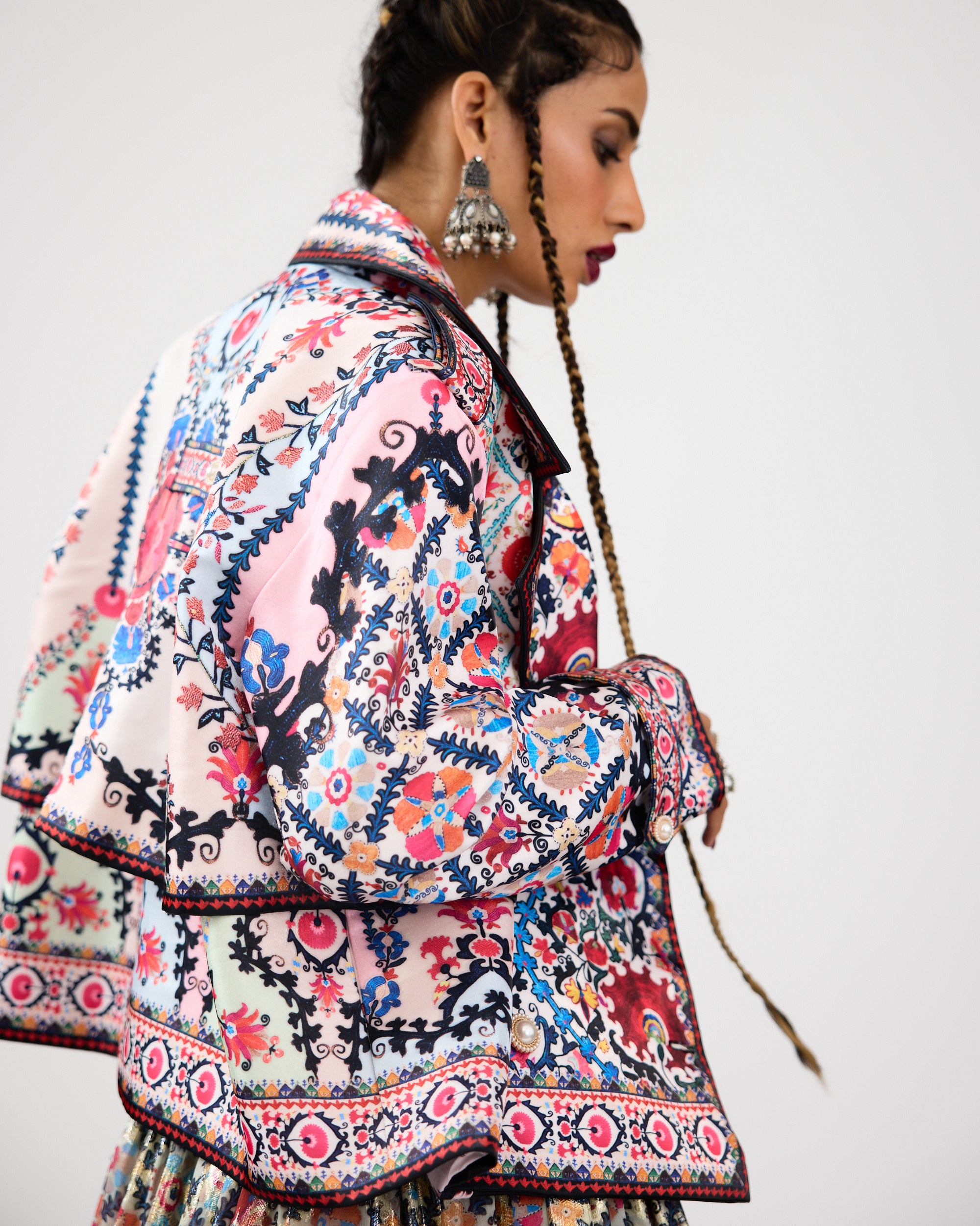 A Bukhara Summer : Tabetha/Leela - Ivory/Pink