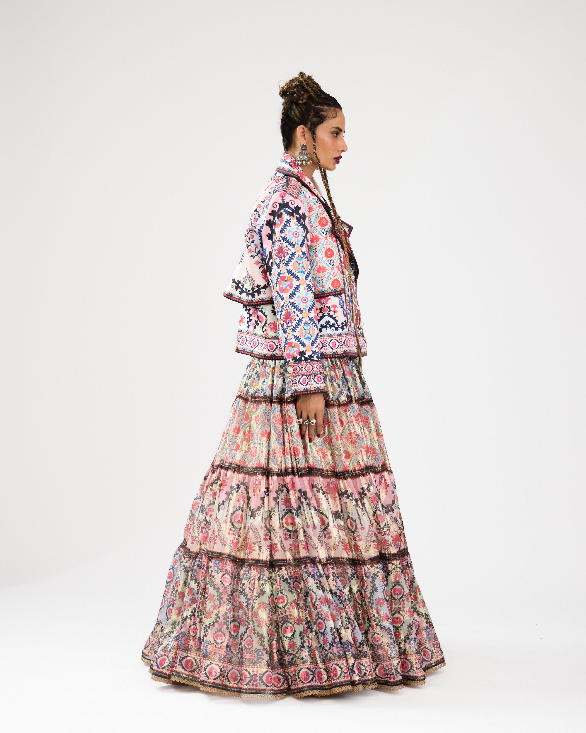 A Bukhara Summer : Tabetha/Leela - Ivory/Pink