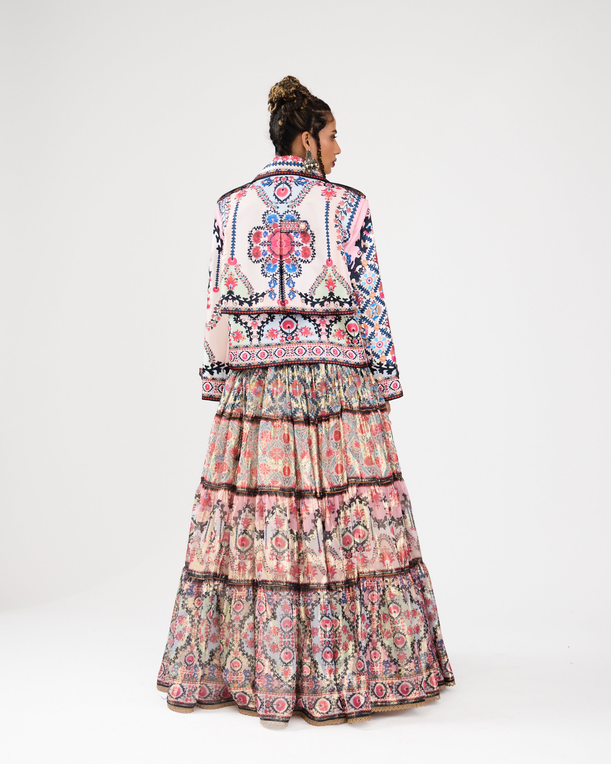 A Bukhara Summer : Tabetha/Leela - Ivory/Pink