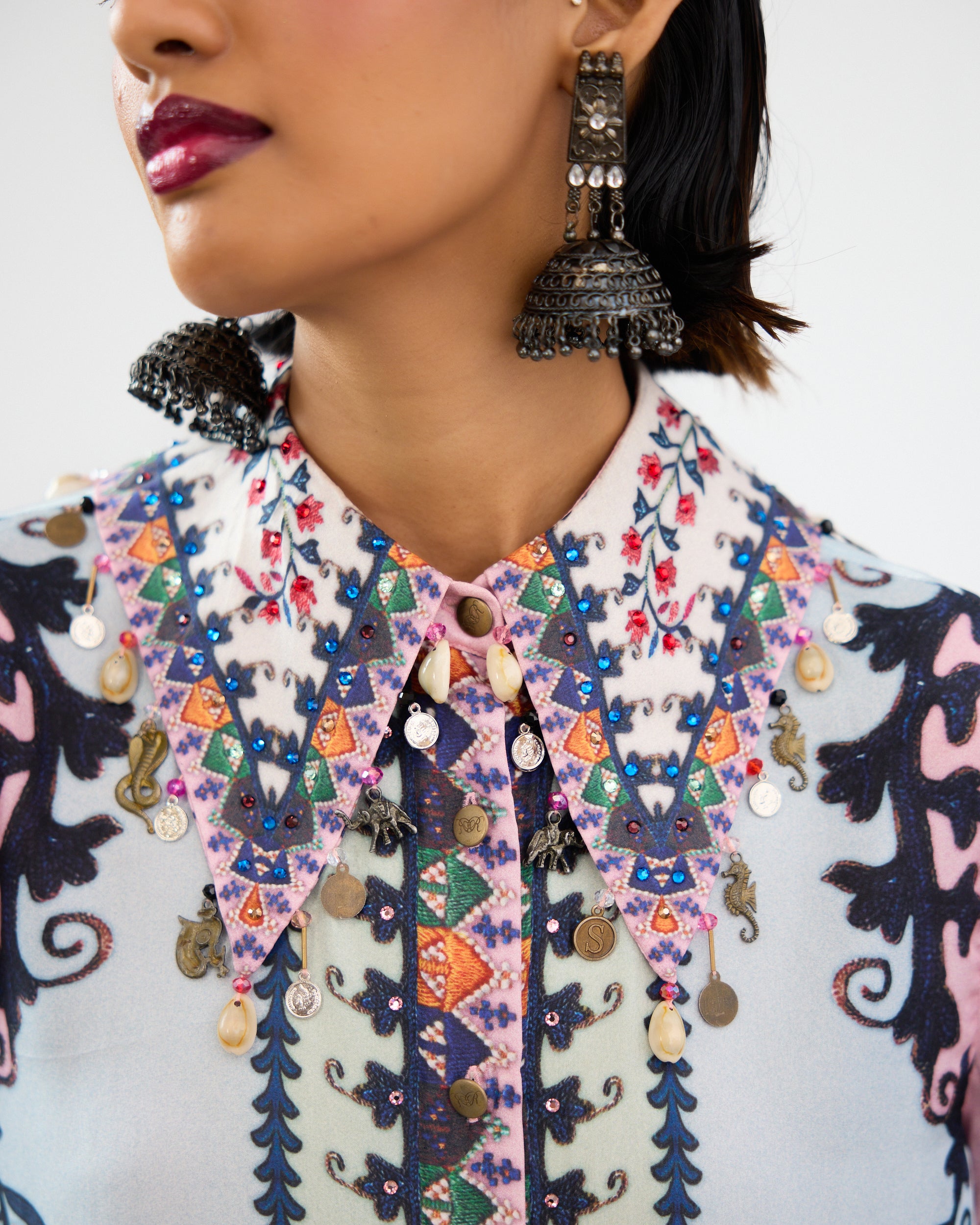 A Bukhara Summer : Bella - Ivory/Blush