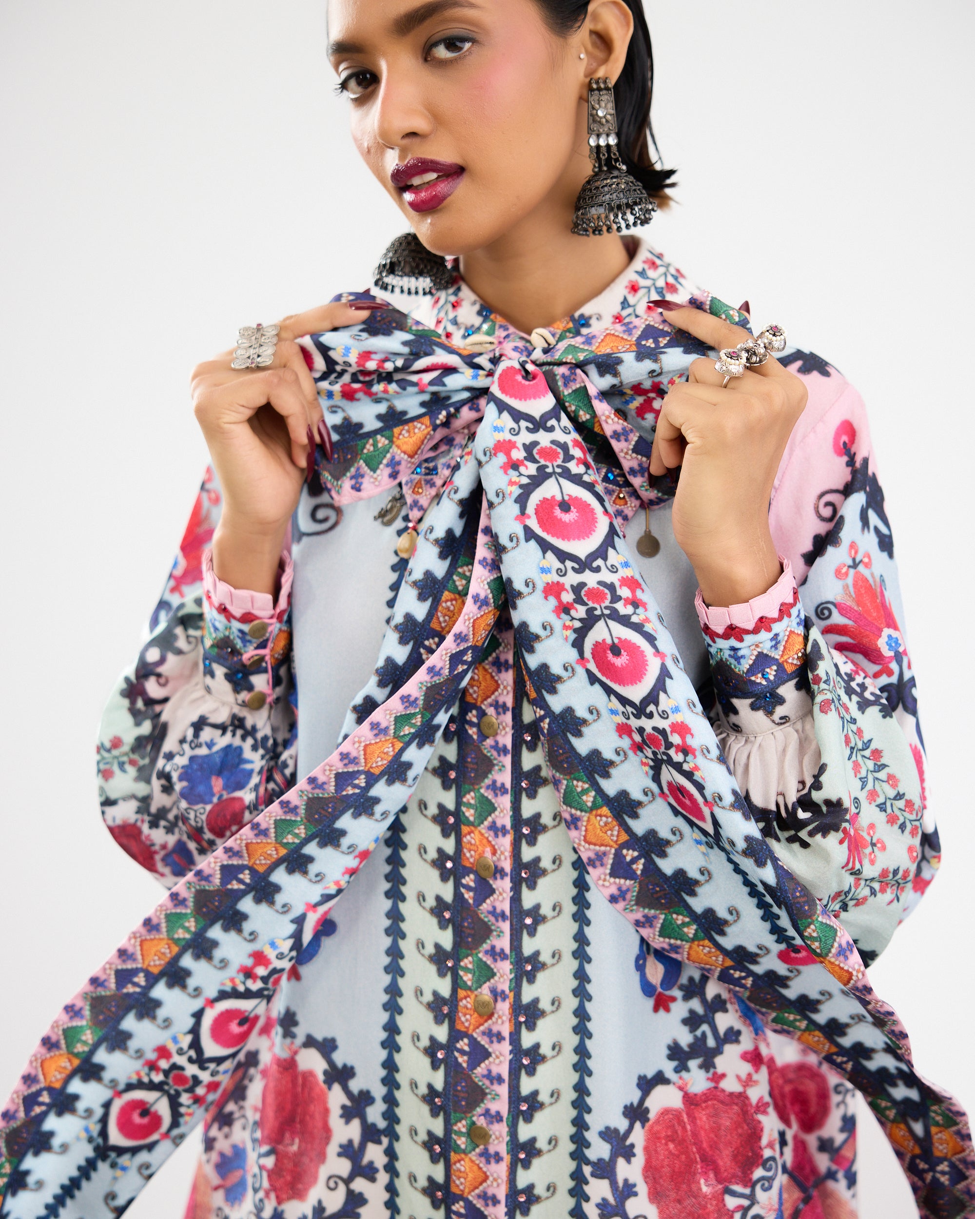 A Bukhara Summer : Bella - Ivory/Blush