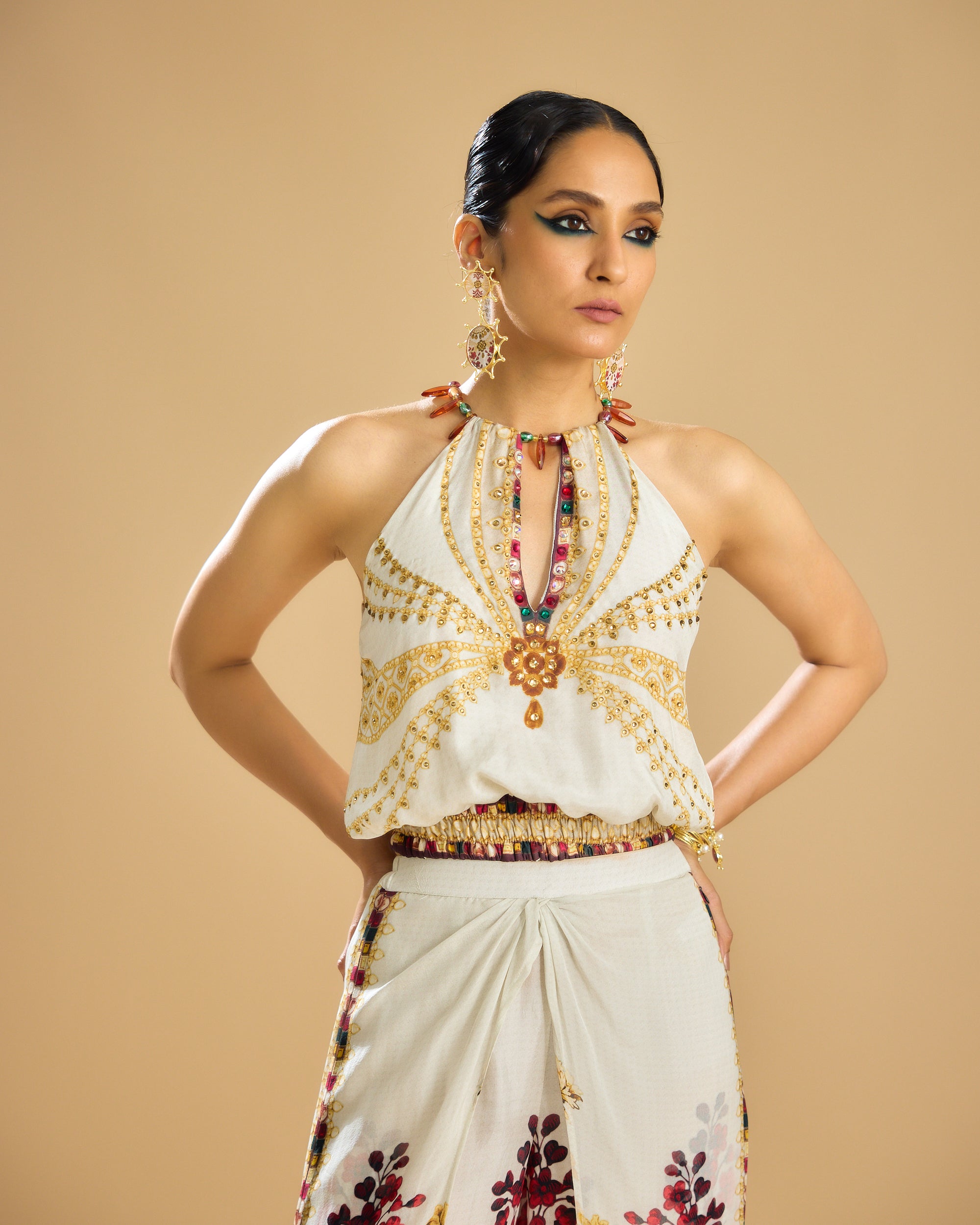 Nizam : Chandani - Ivory/Gold