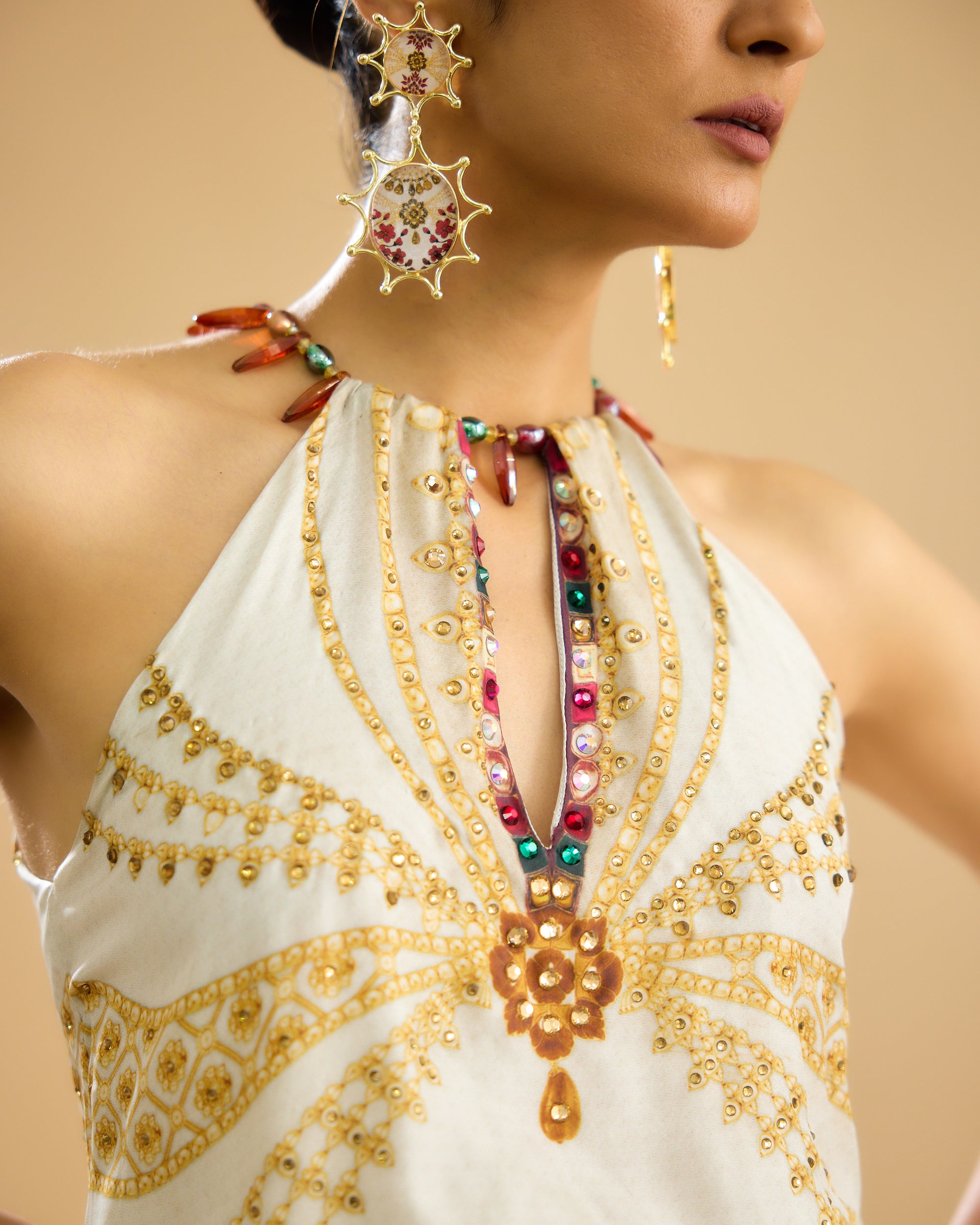 Nizam : Chandani - Ivory/Gold