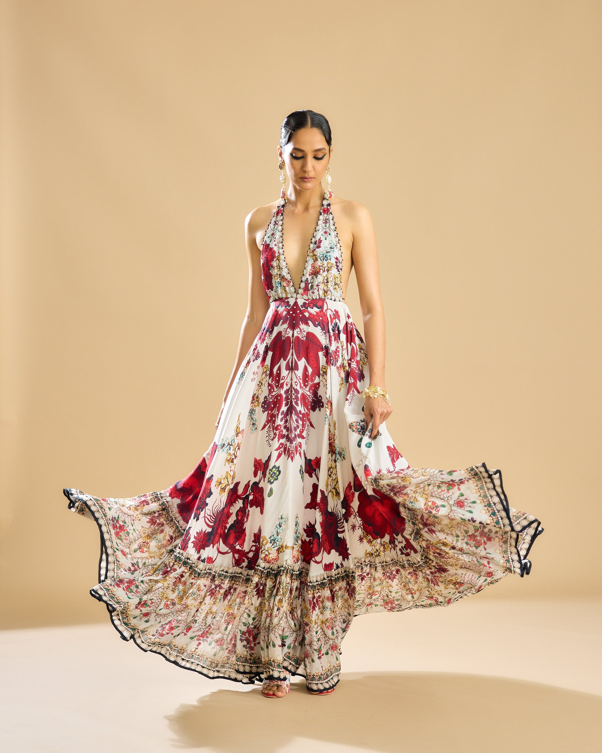 Nizam : Azzurra - Ivory/Red