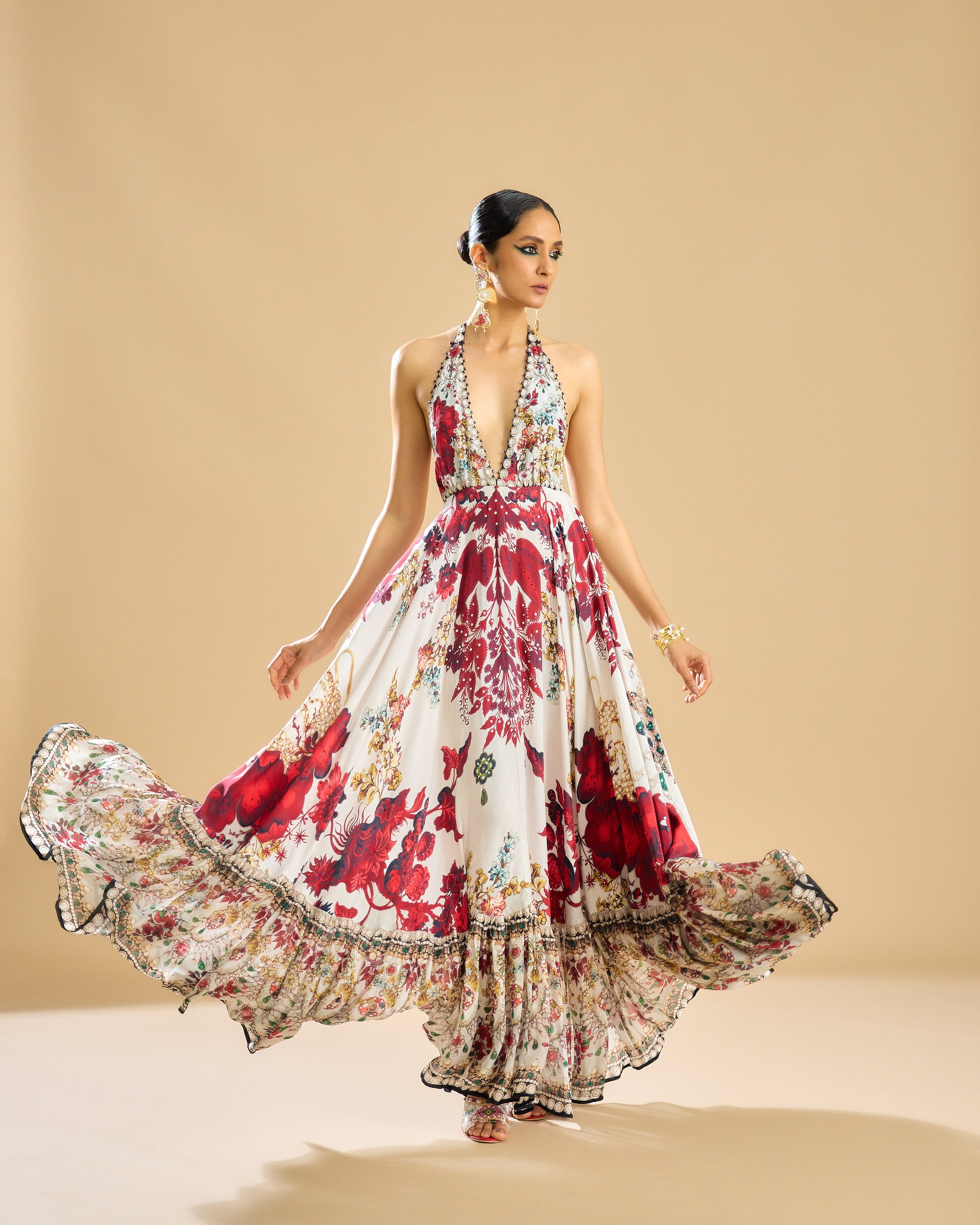 Nizam : Azzurra - Ivory/Red