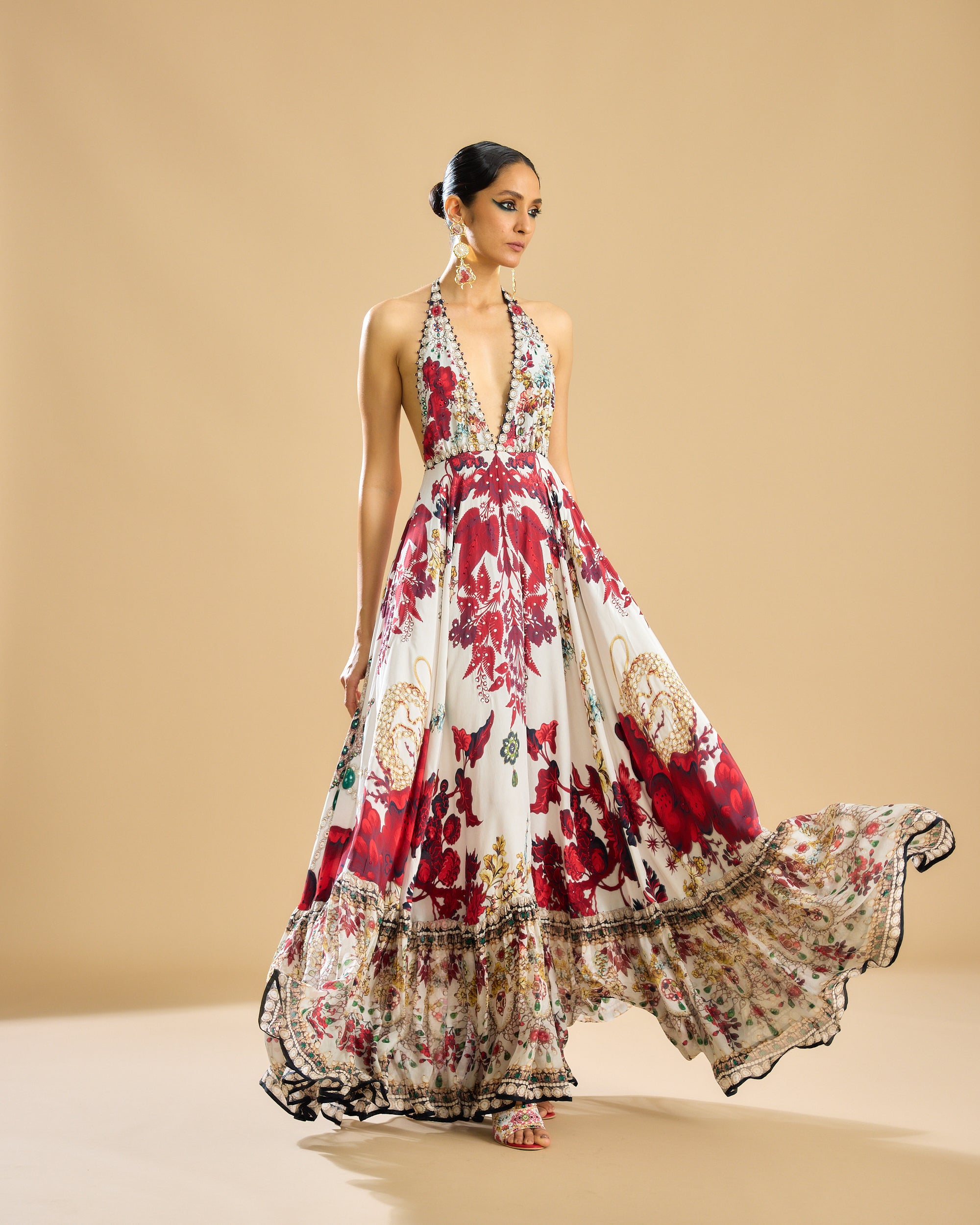 Nizam : Azzurra - Ivory/Red
