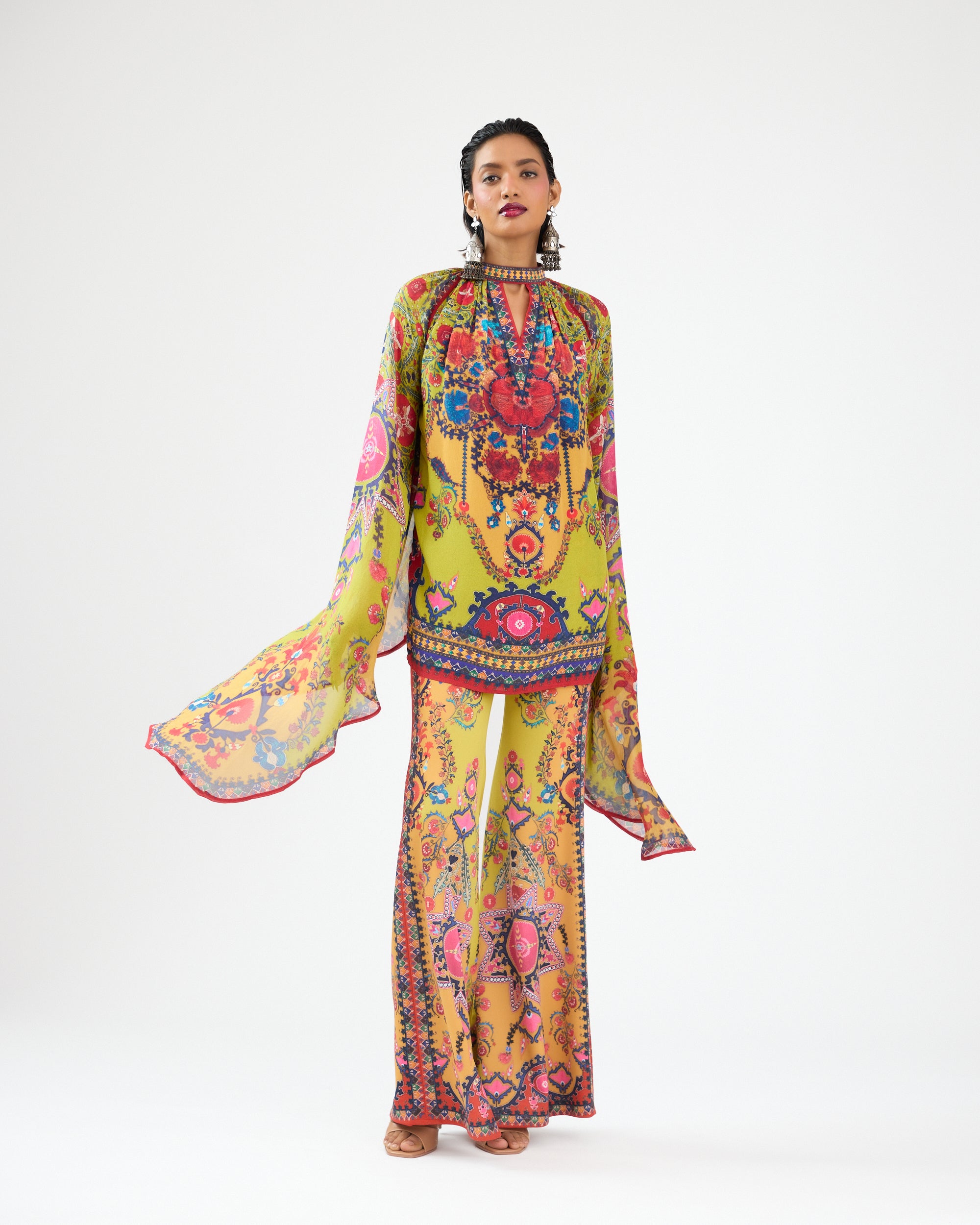 A Bukhara Summer : Misba - Lime/Mustard