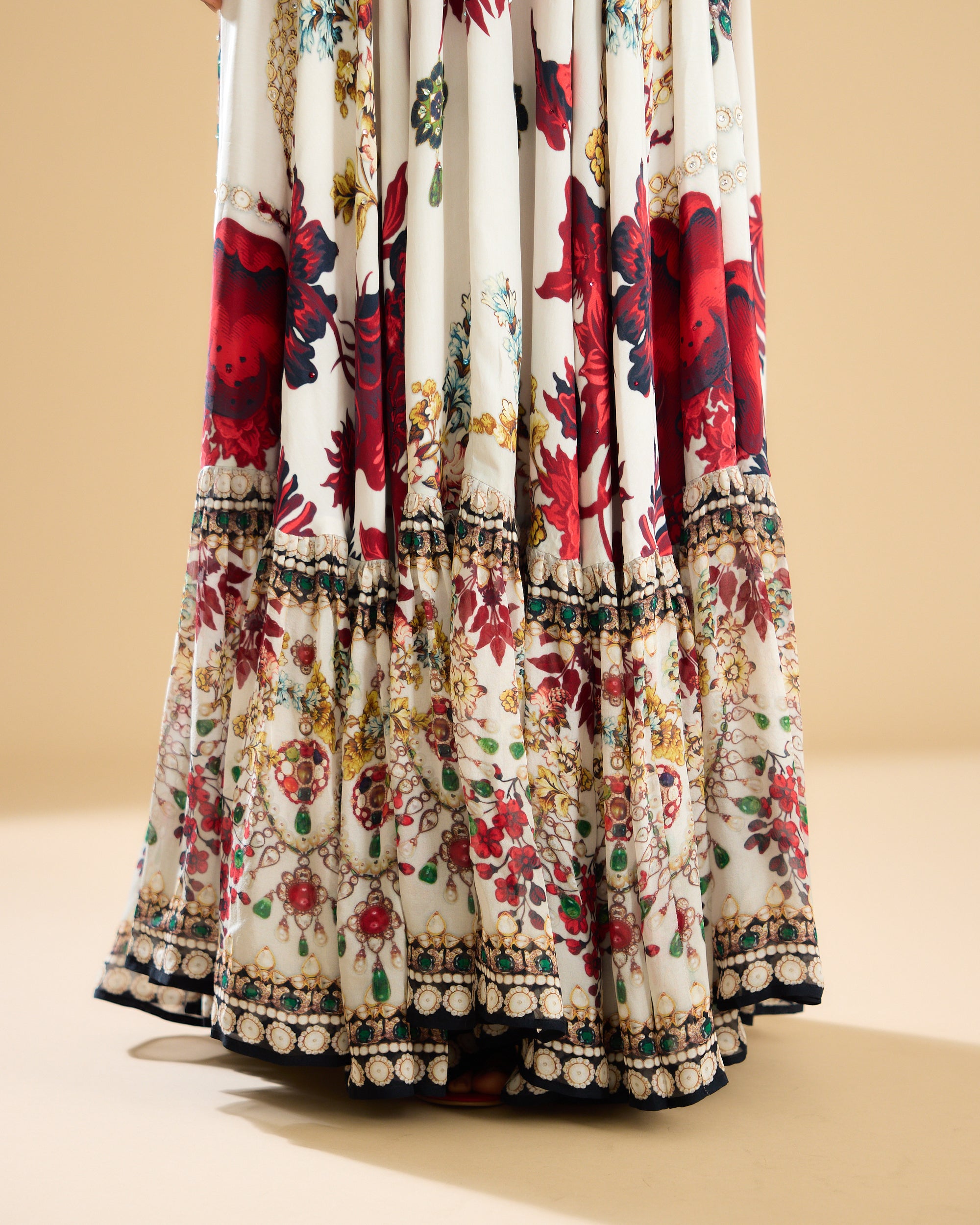 Nizam : Azzurra - Ivory/Red