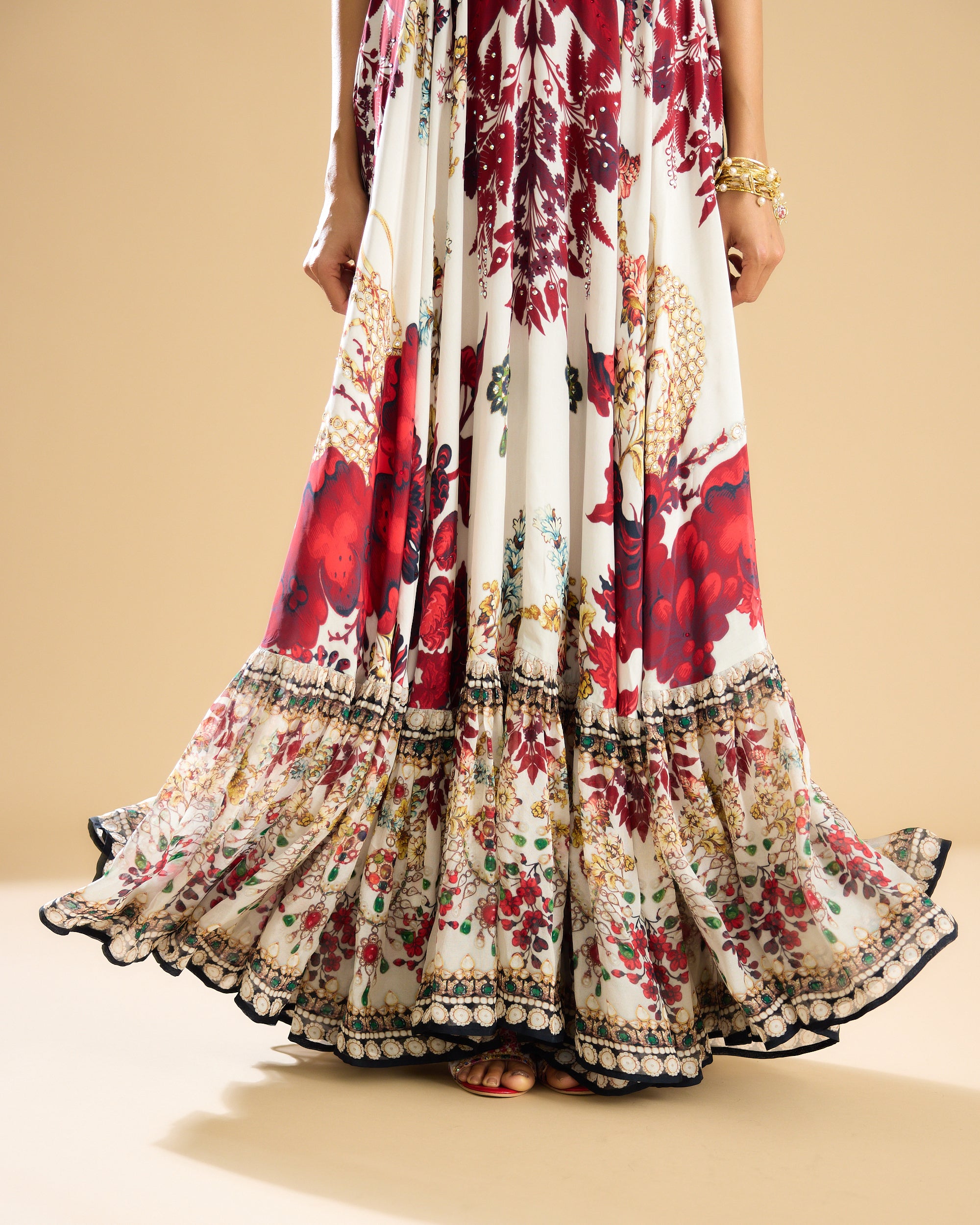Nizam : Azzurra - Ivory/Red
