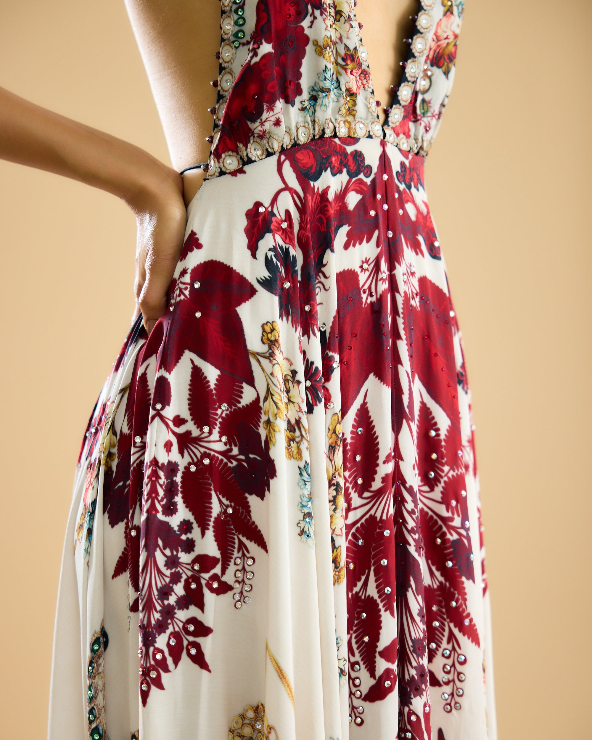 Nizam : Azzurra - Ivory/Red