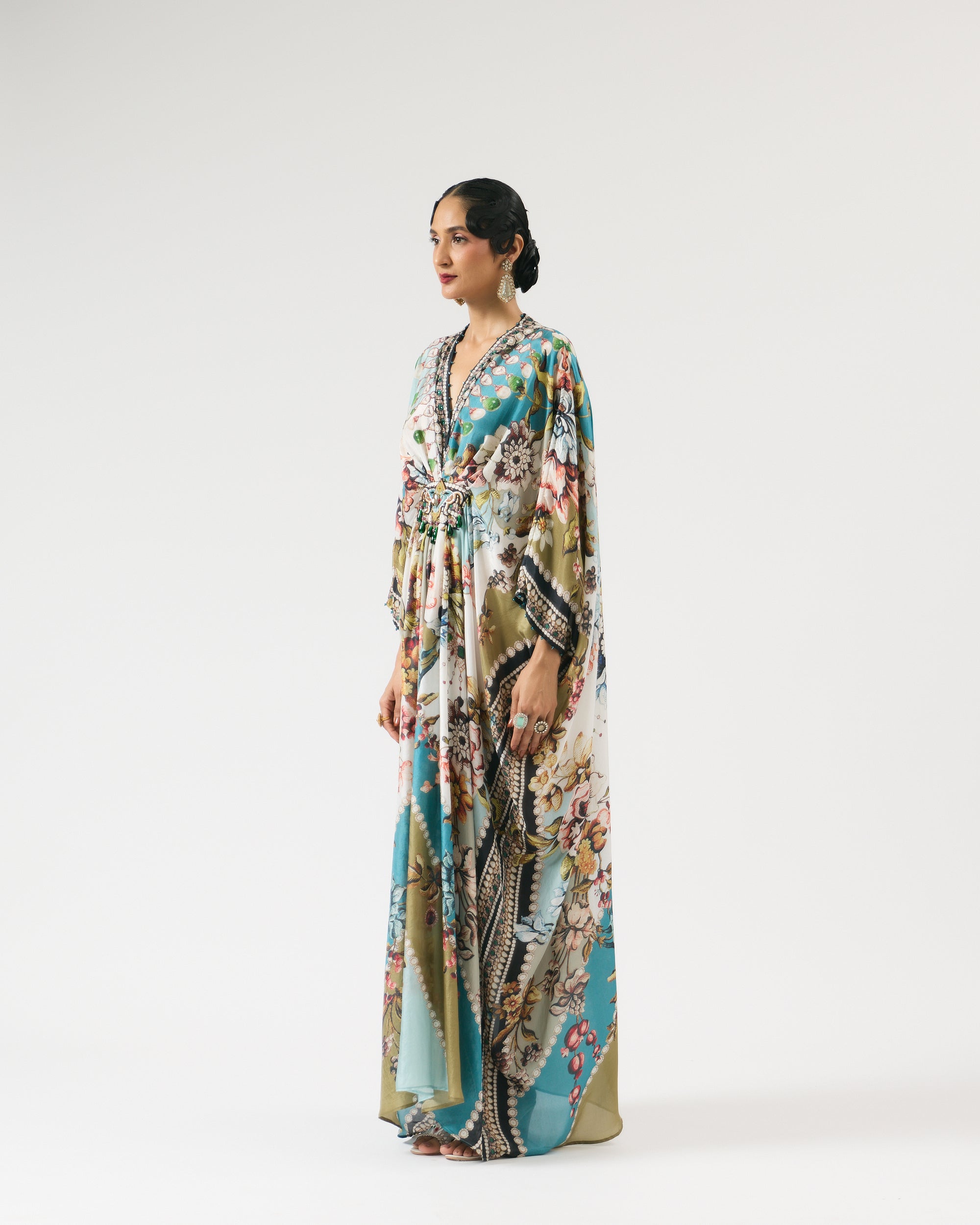 Nizam : Imama - Ivory/Aqua