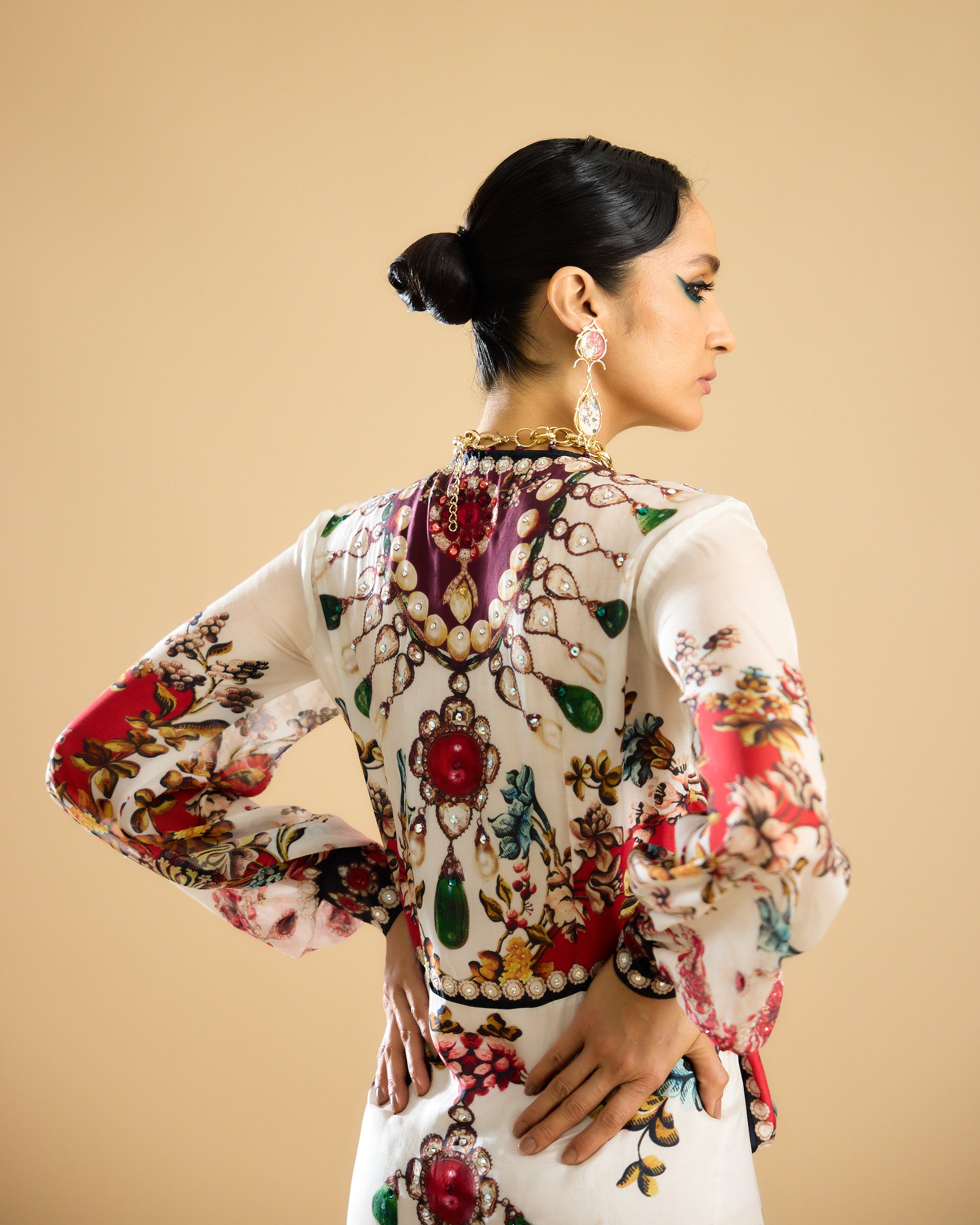 Nizam : Viviana - Ivory/Red