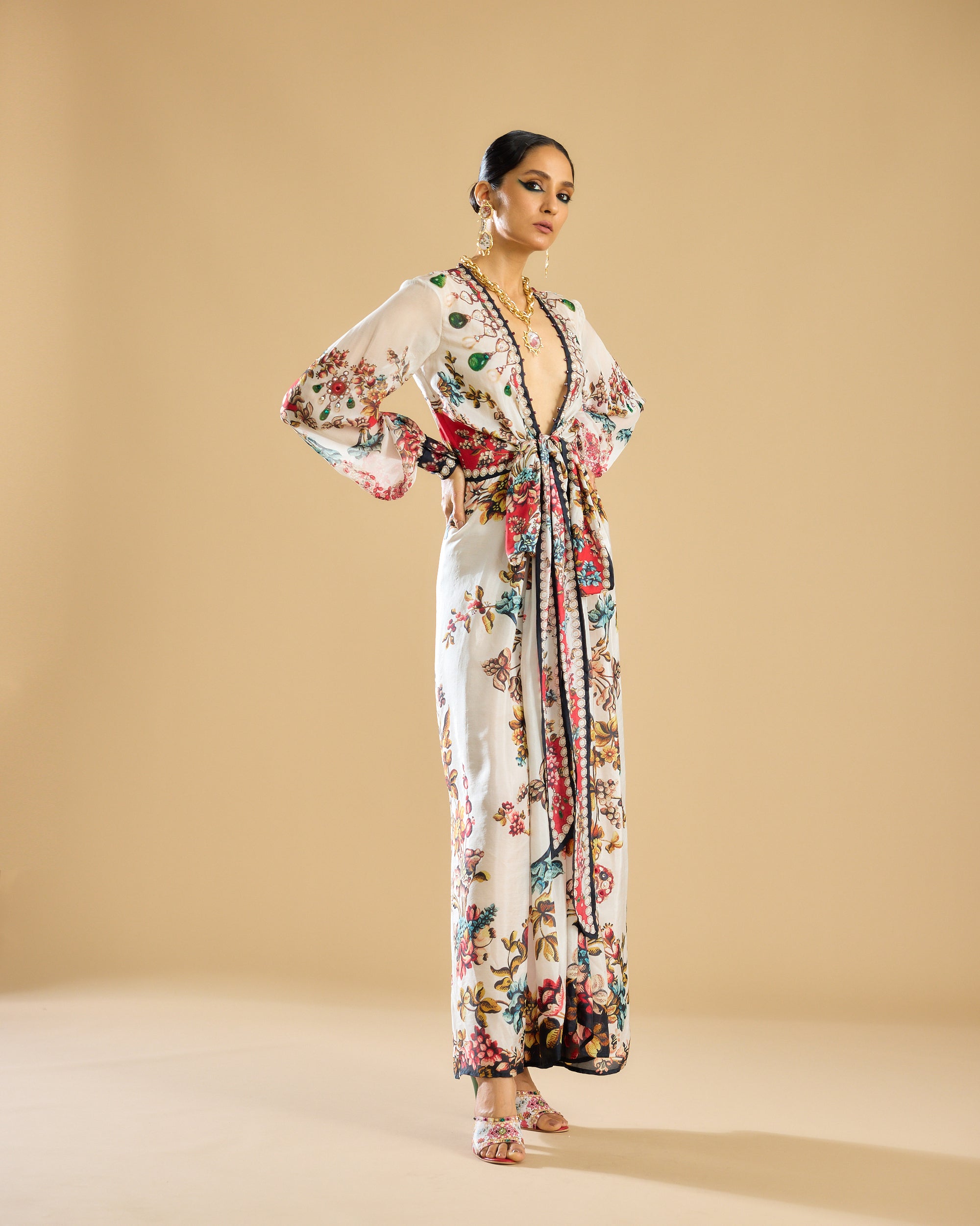 Nizam : Viviana - Ivory/Red