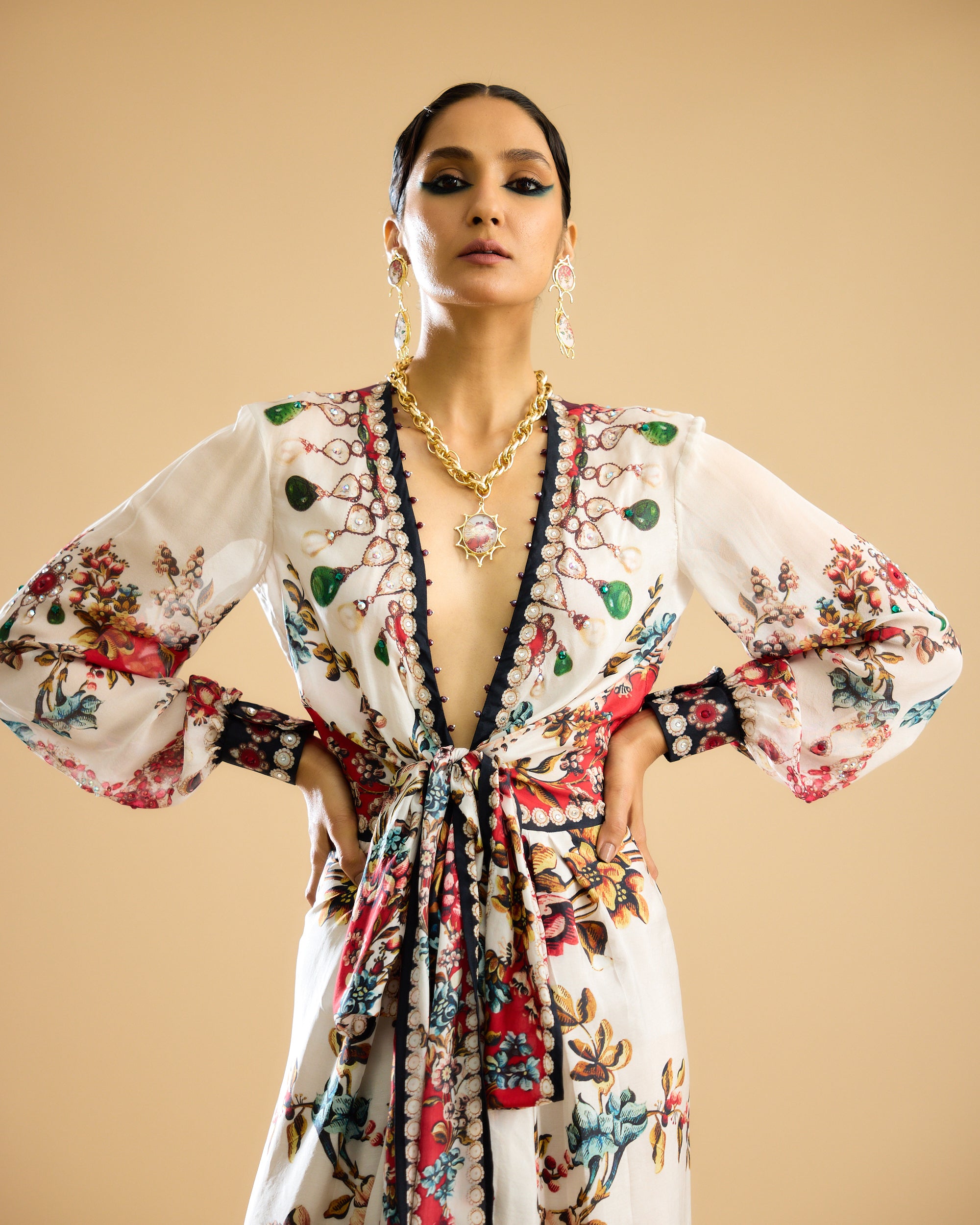 Nizam : Viviana - Ivory/Red