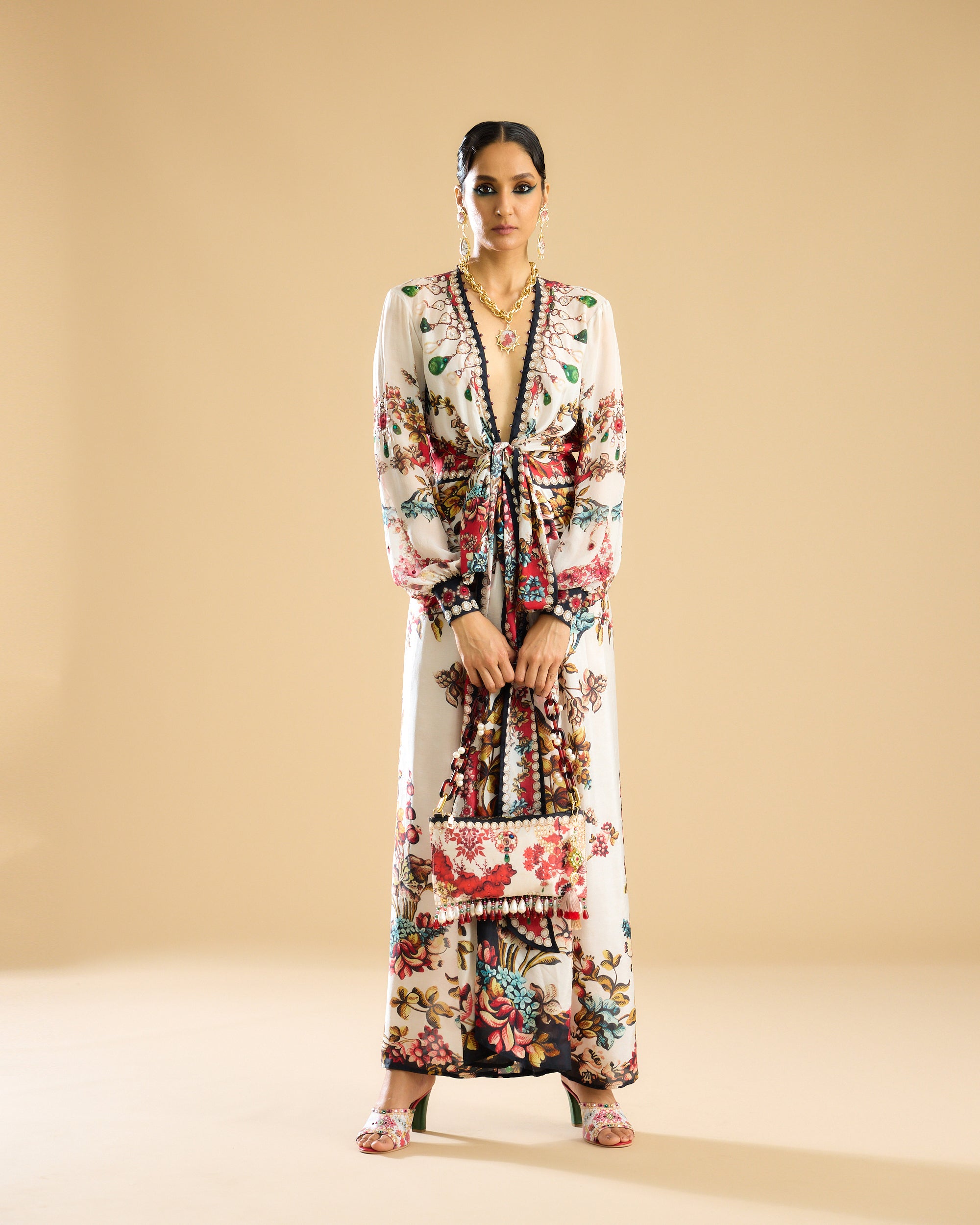 Nizam : Viviana - Ivory/Red
