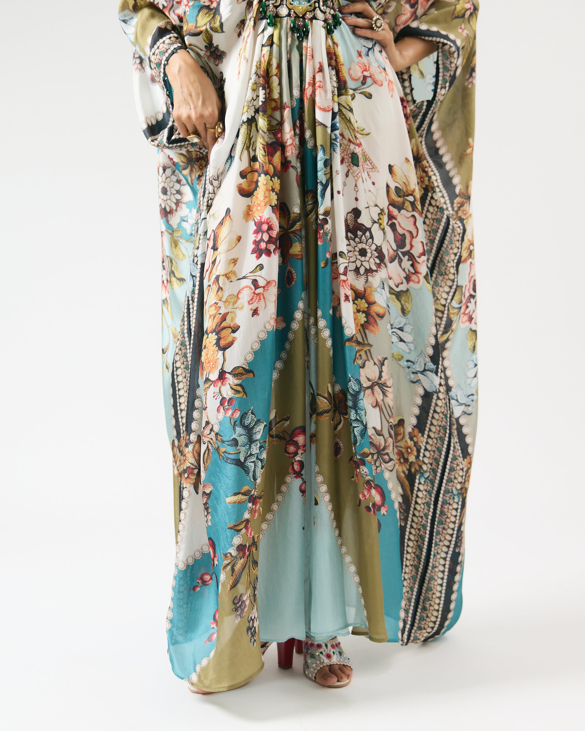 Nizam : Imama - Ivory/Aqua